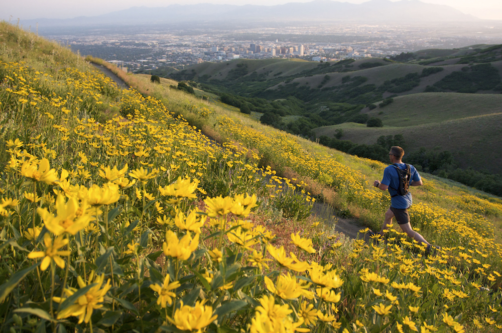 Running Above Salt Lake