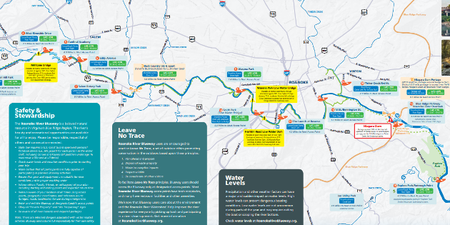 Roanoke River Blueway Map