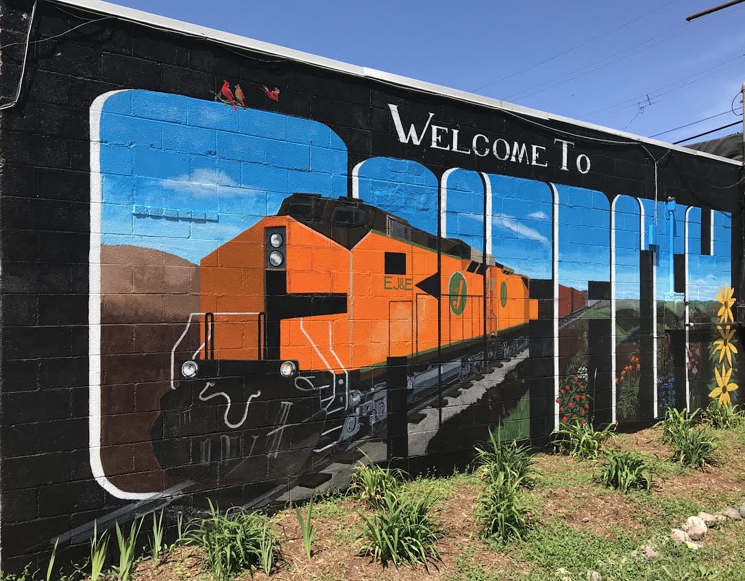 Griffith Historical Park mural