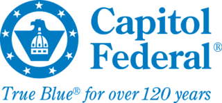 Capitol Federal logo "True Blue for over 120 years"