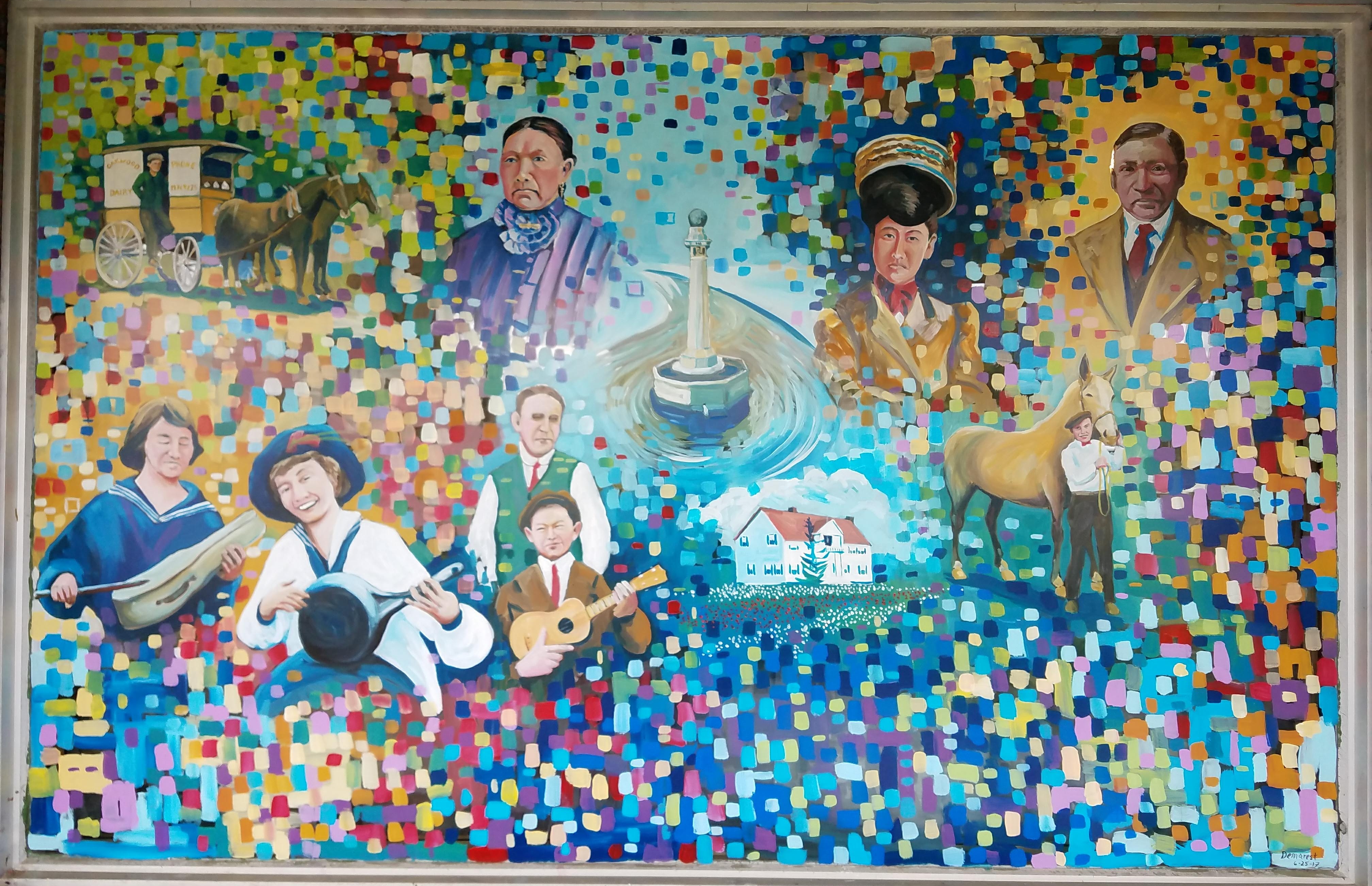 Fife History Museum mural