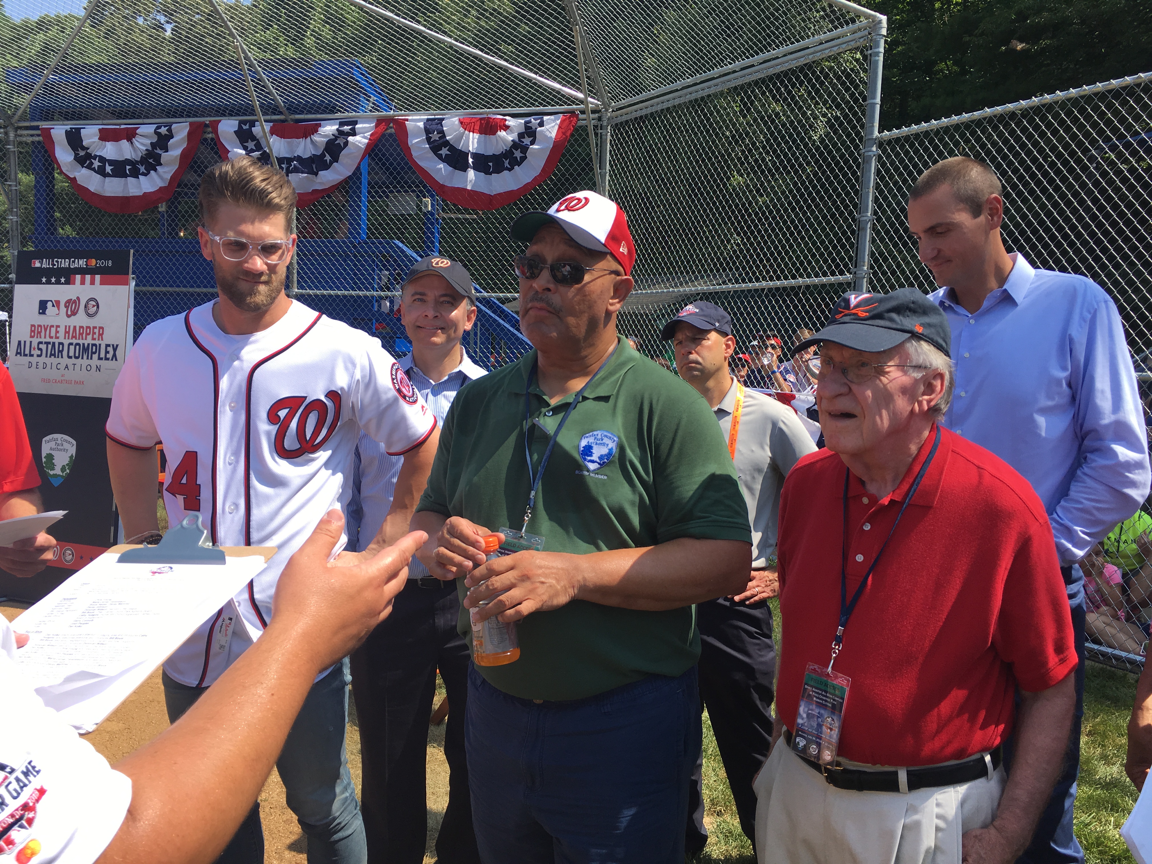 Visit Fairfax at Bryce Harper Field Dedication