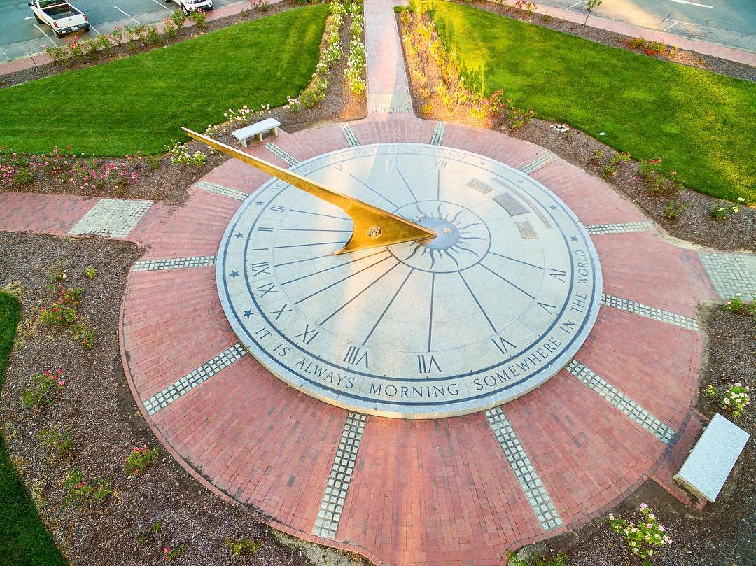 Sundial at Morehead Planetarium