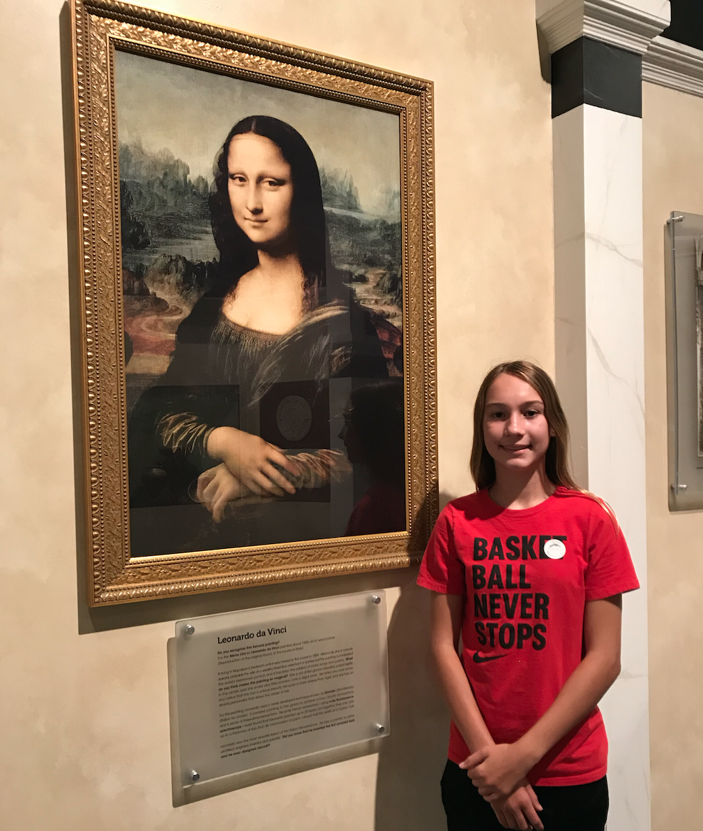 carley's adventure huntsville museum of art mona lisa