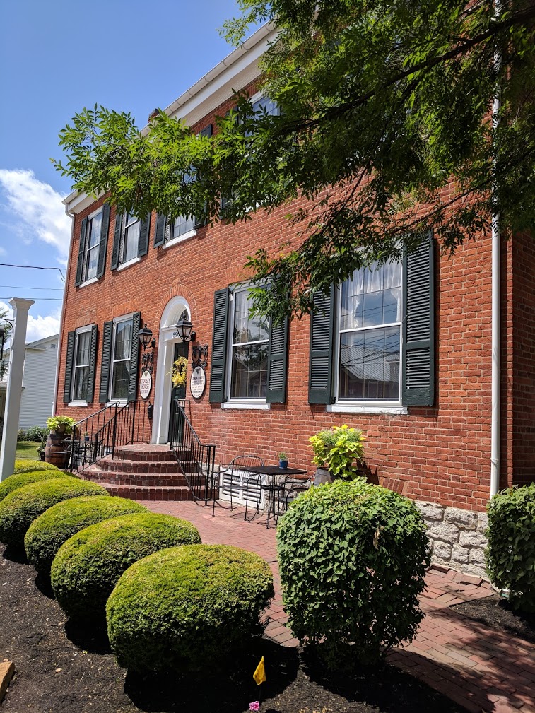 Exterior shot of Federal style building from 1822 that Tousey House Tavern is located in.