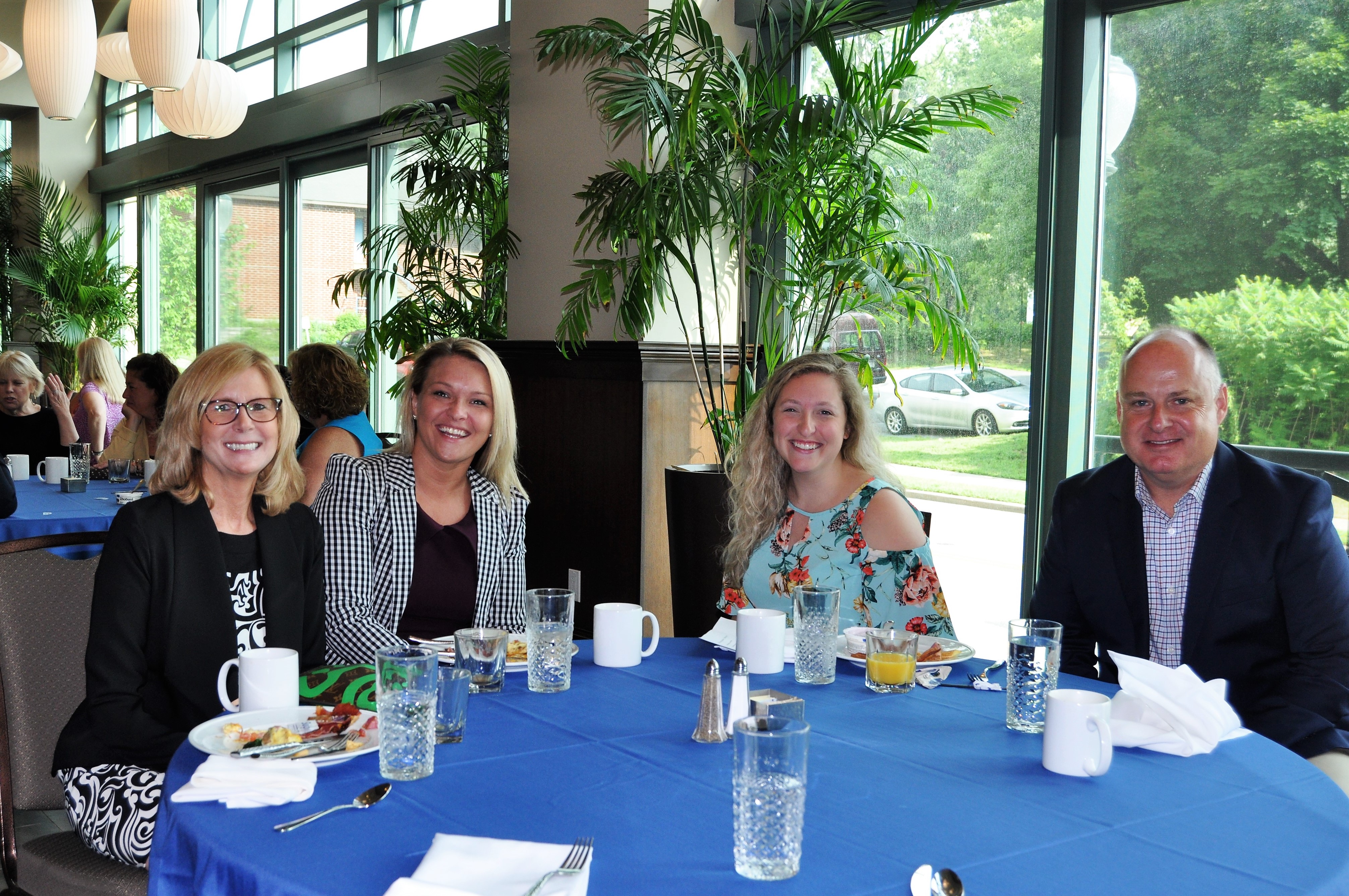 Table with Darryl Leggieri and other attendees