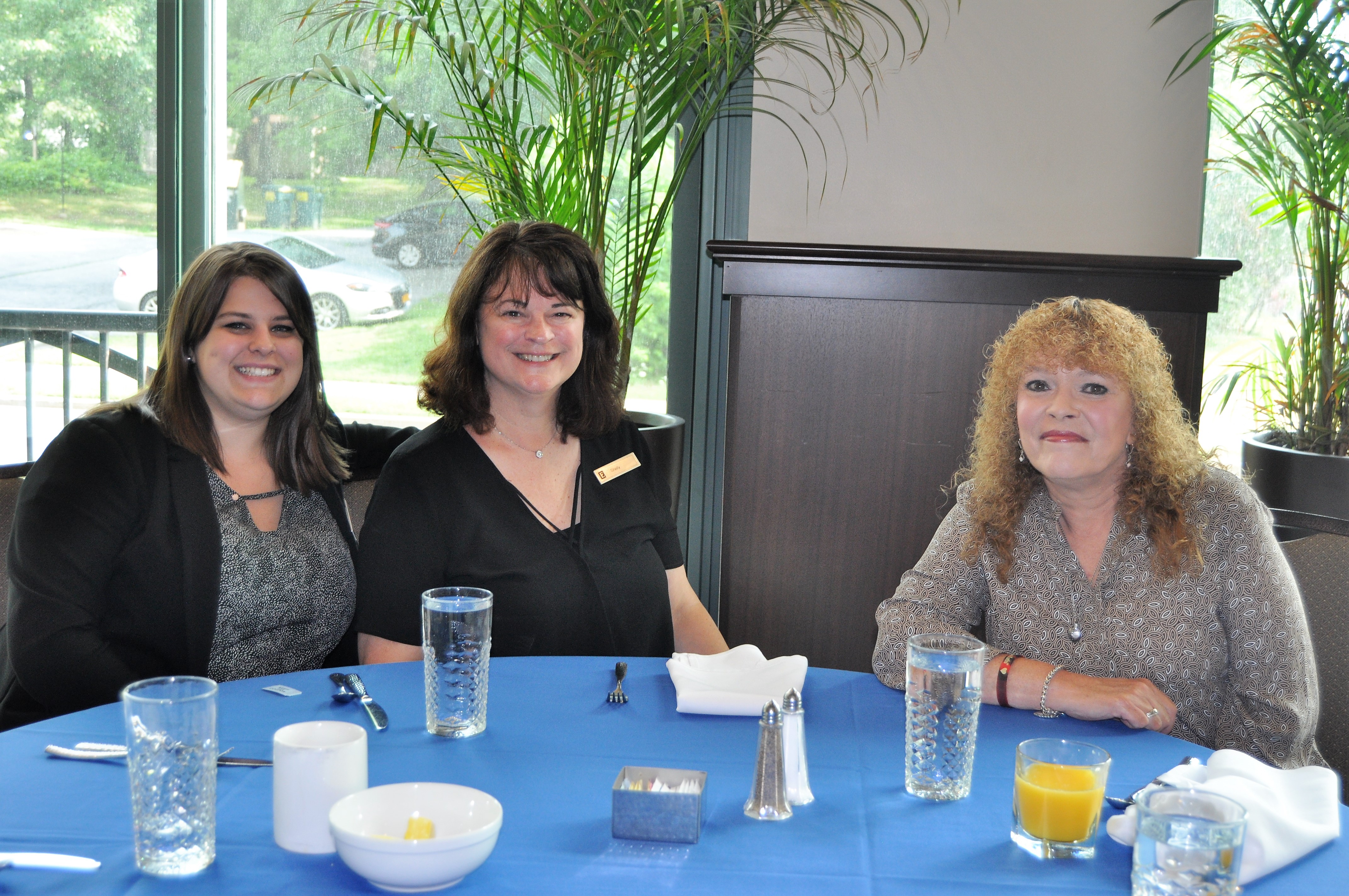 Table with attendees from Embassy Suites