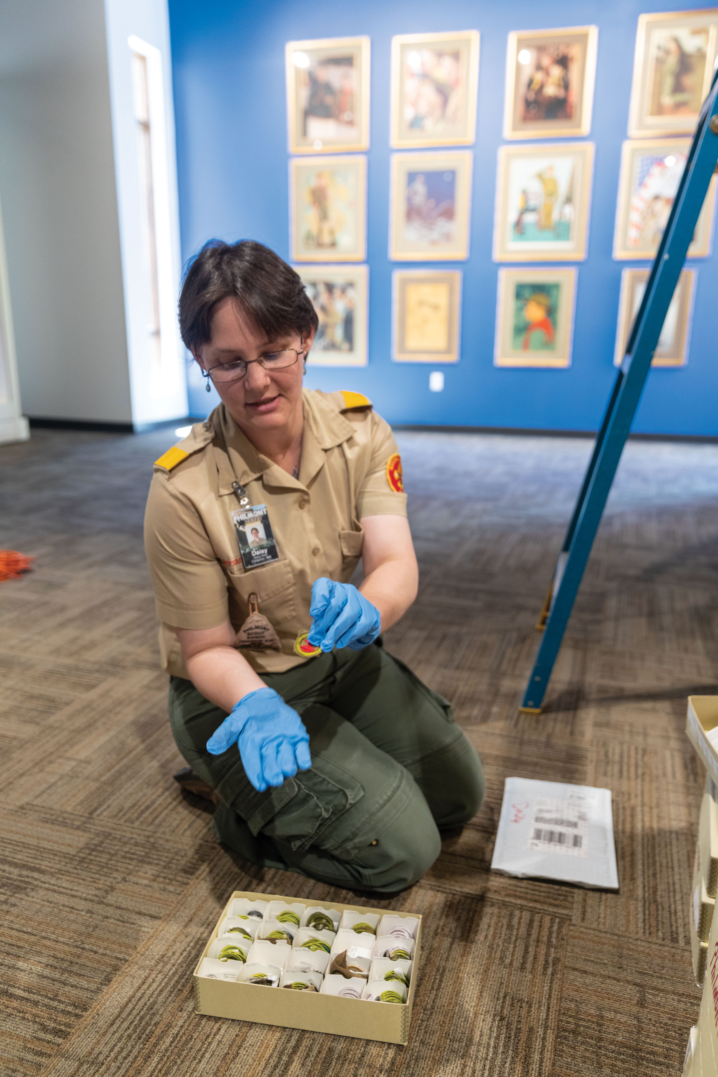 Dasiy Allen of the National Scouting Museum