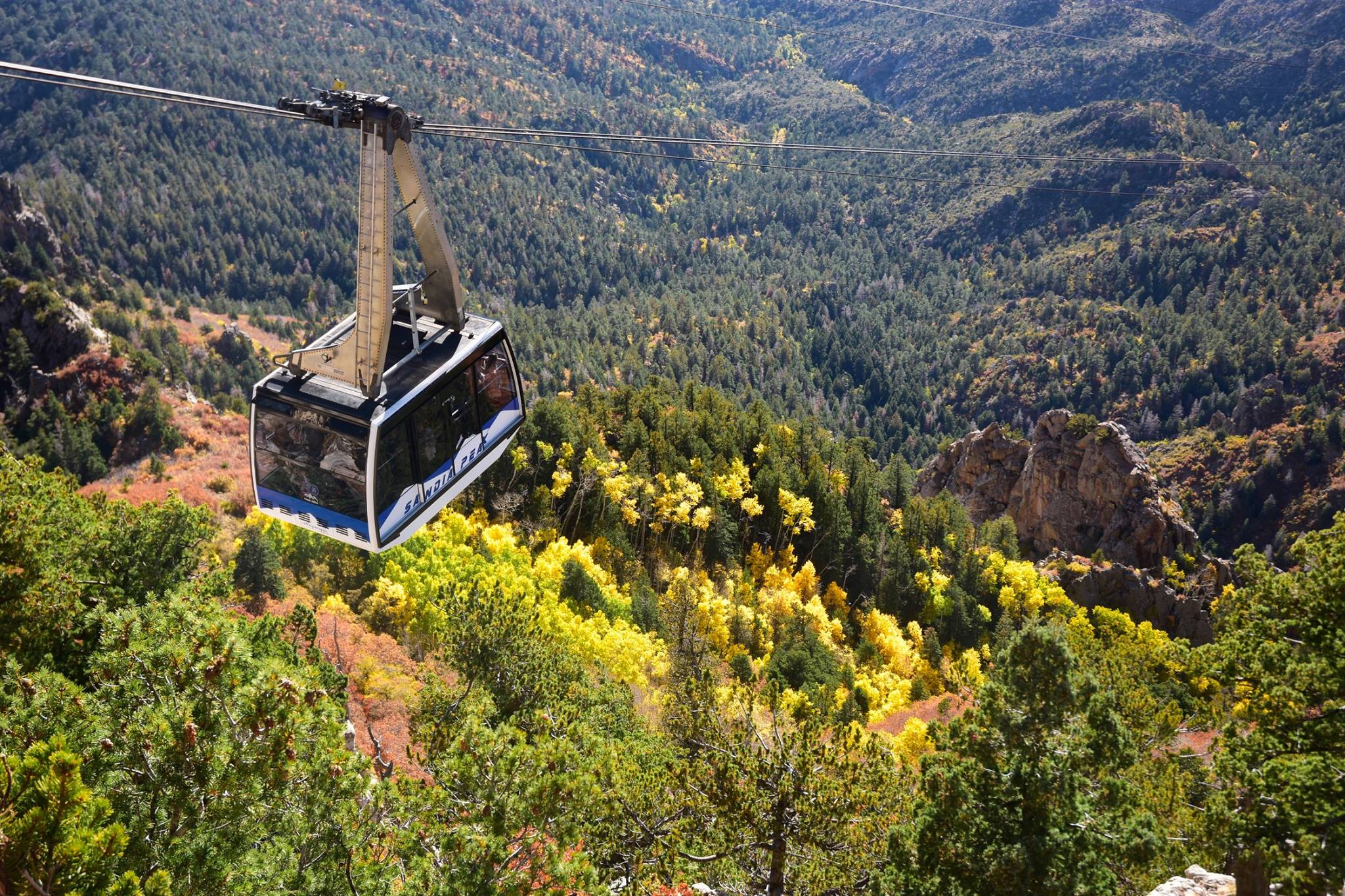 Sandia Tram Fall