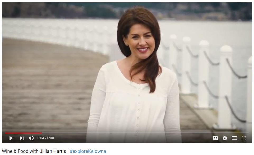 Screen Shot of Jillian Harris Advertisement