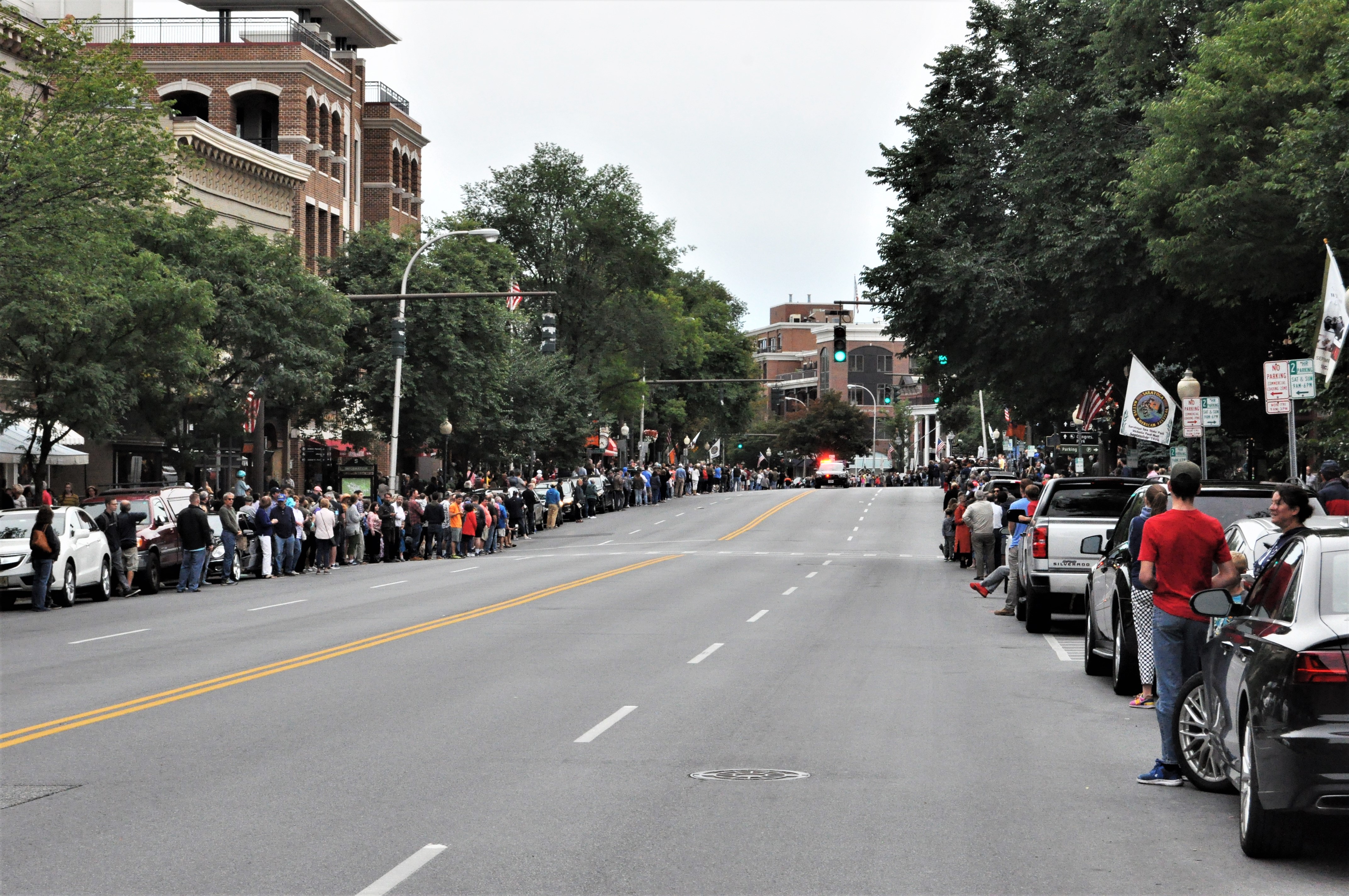 Street view prior to parade