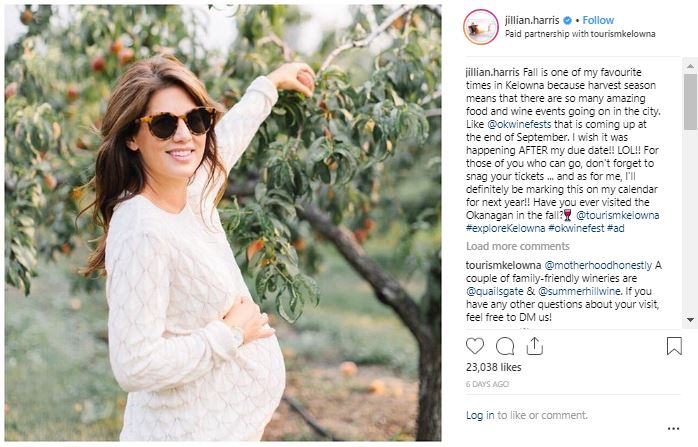 Photo of Jillian Harris Instagram