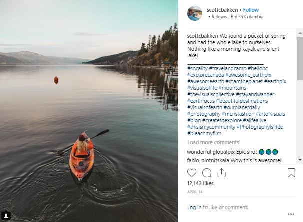 Photo of Scott Bakken Instagram