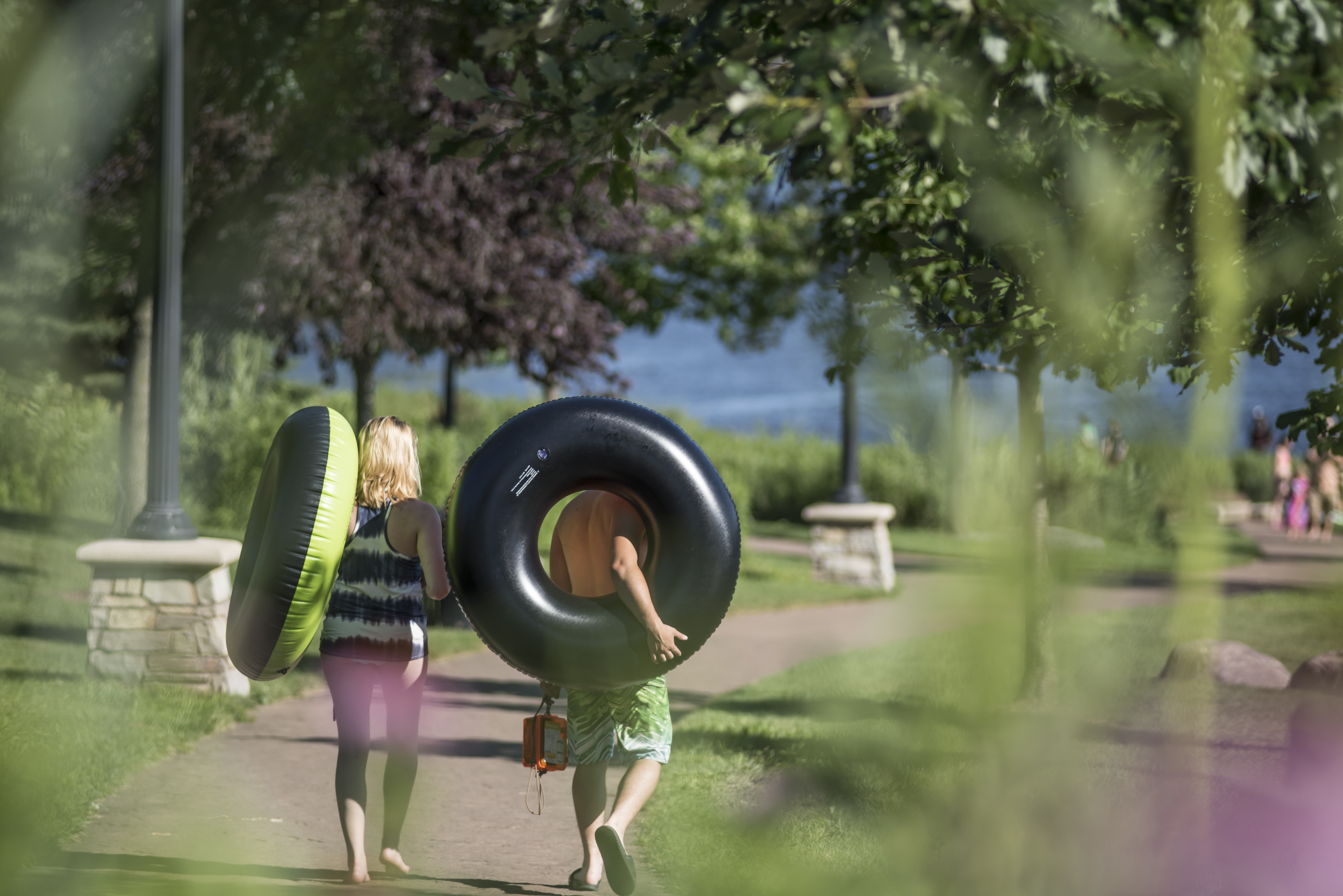 Tubing in Eau Claire WI Floating Down the Chippewa River