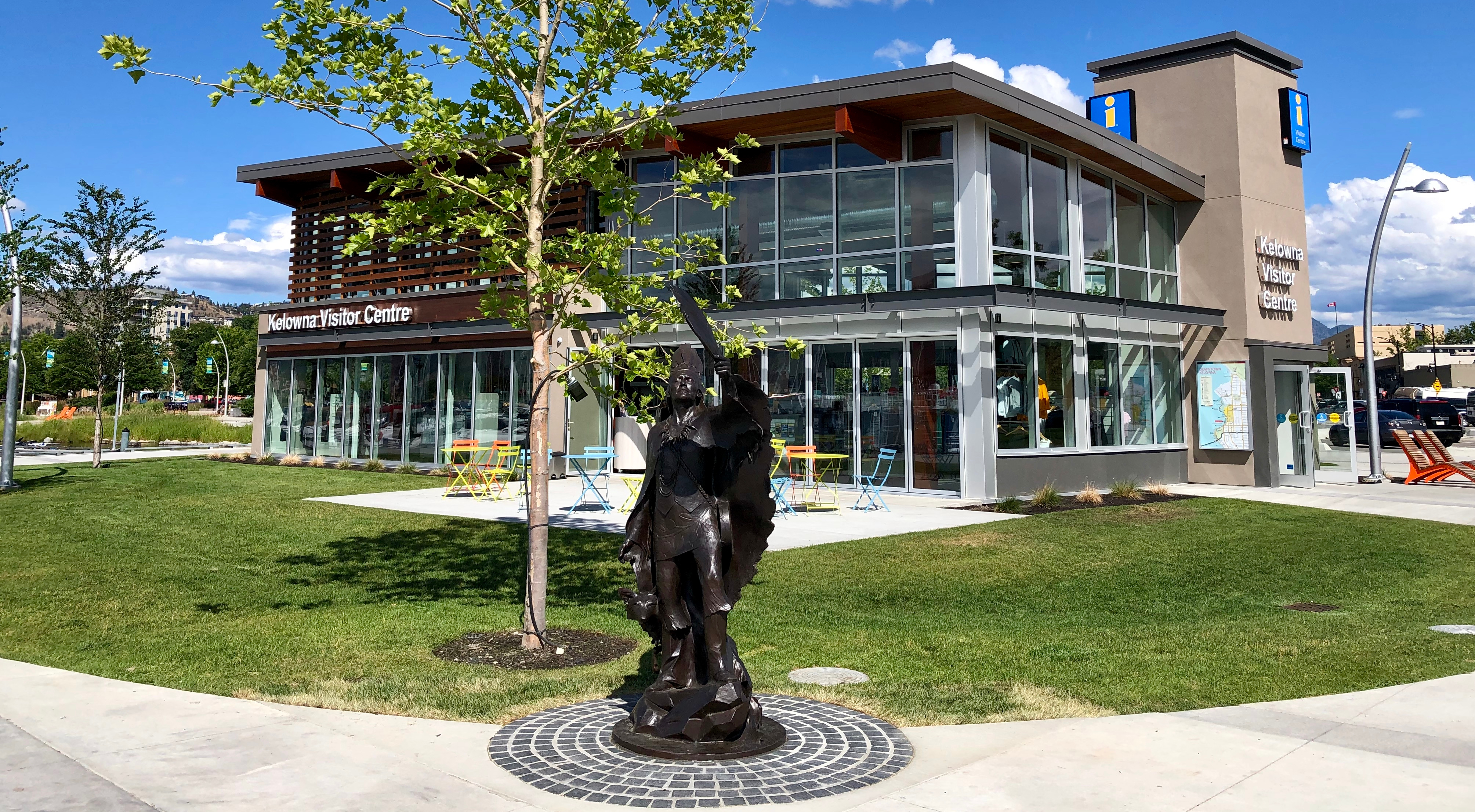 Westbank First Nation And City Of Kelowna Unveil Chief Swkn Cut