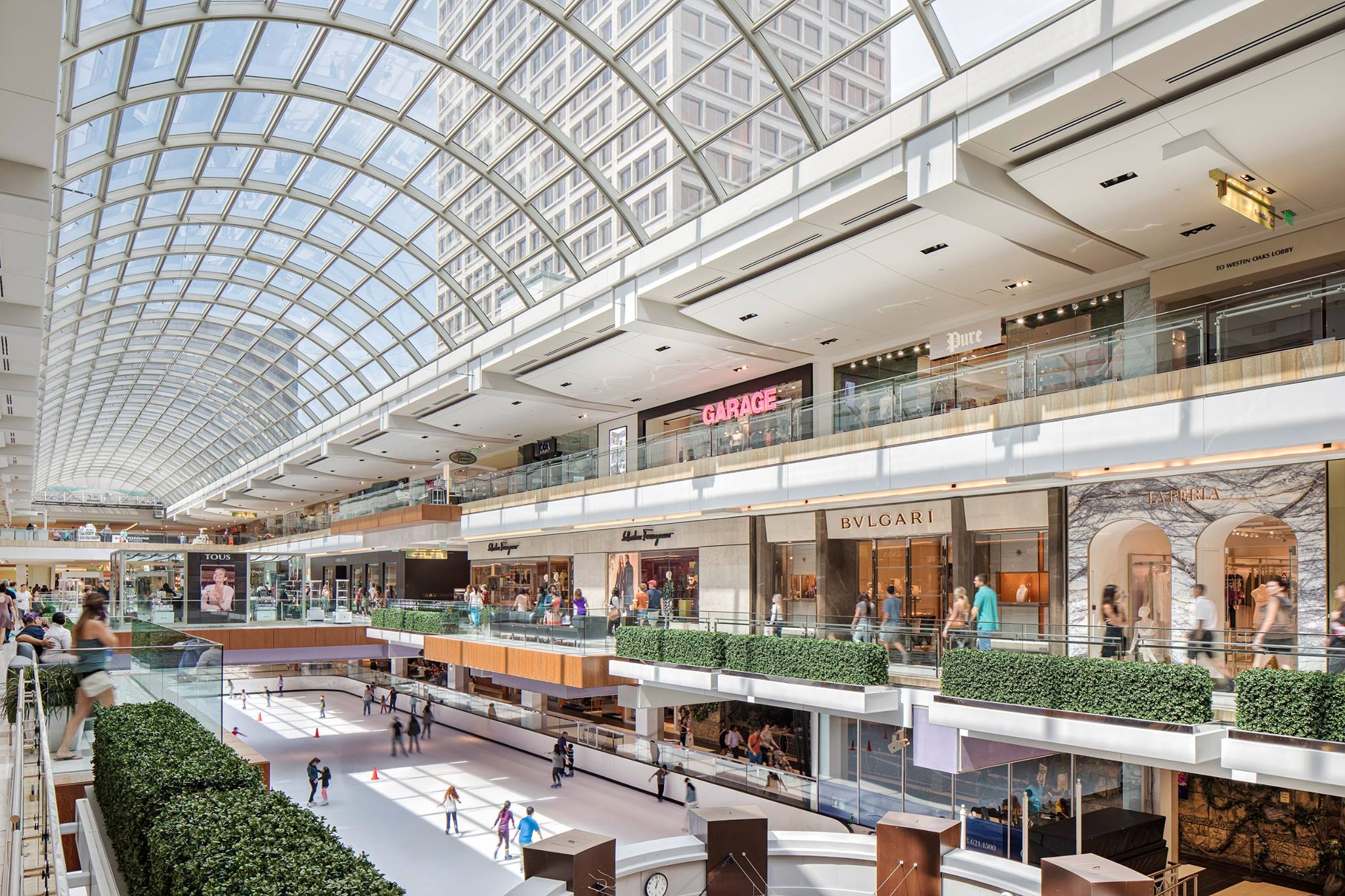 Galleria Mall - Houston, TX. A large upscale shopping mall in