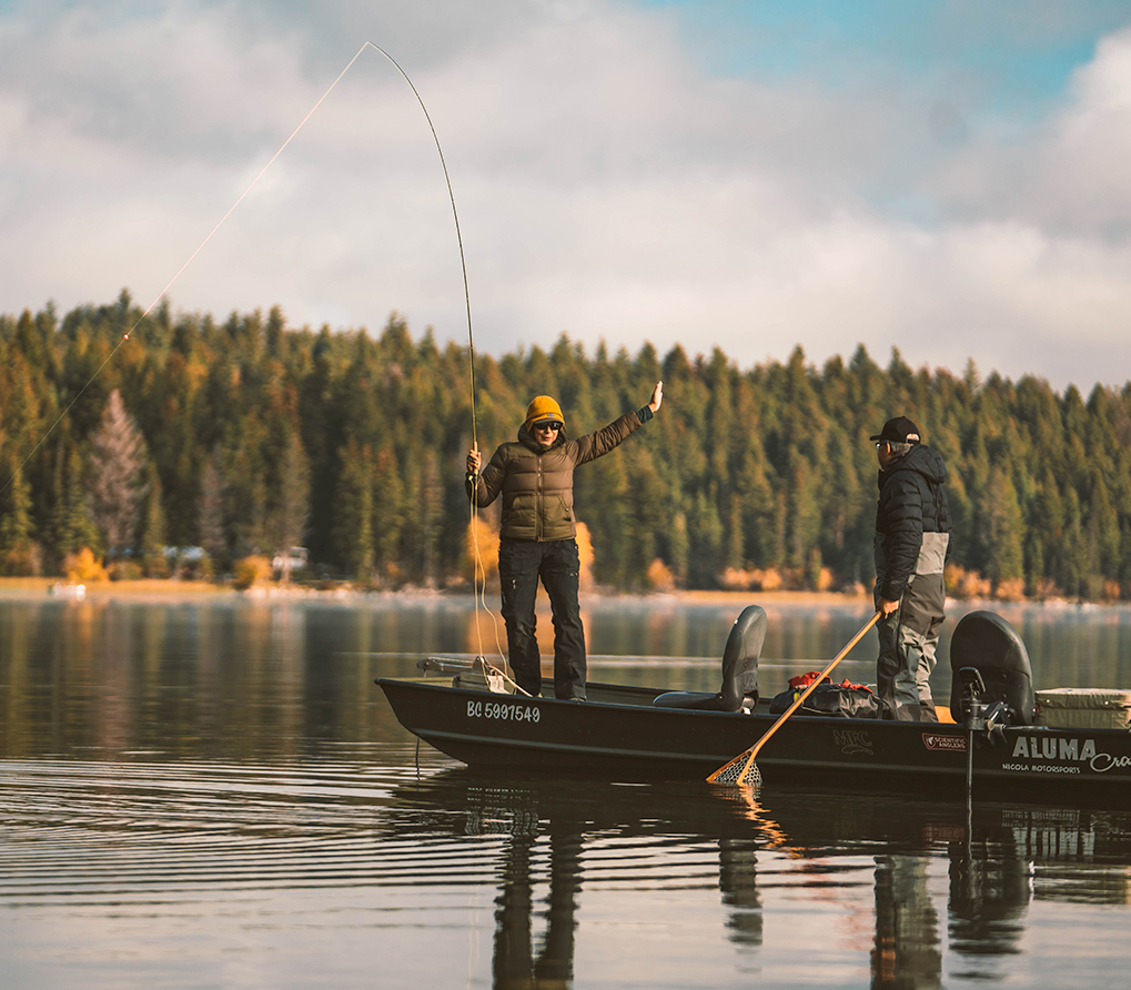 Fall Stillwater Fly Fishing in Kamloops