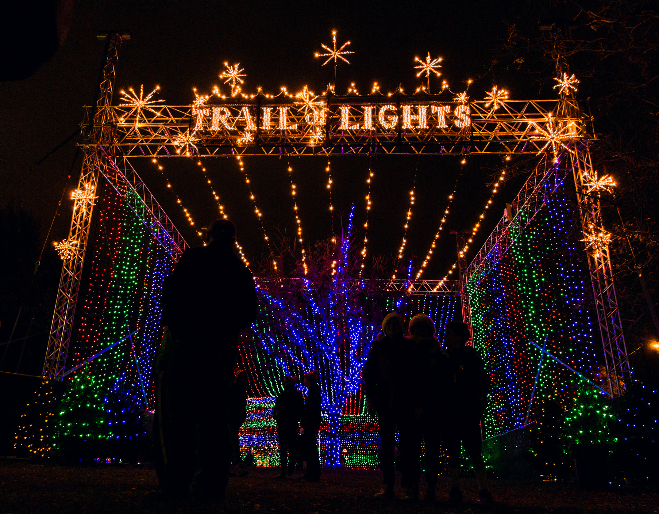 Texas history: Trail of Lights in Austin at Zilker Park