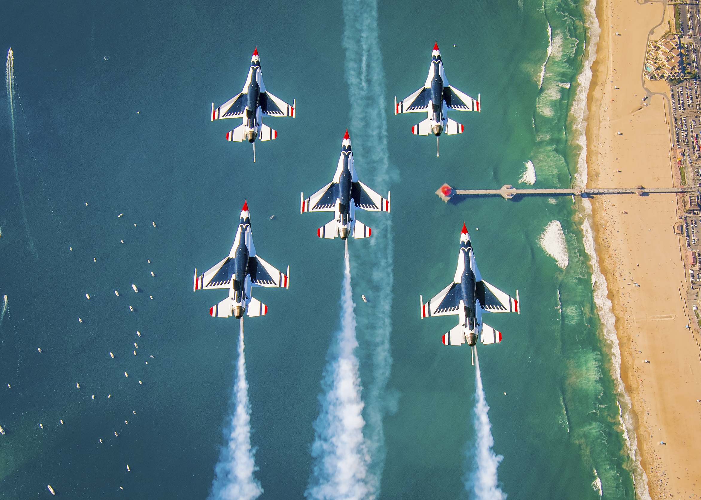 Breitling aerial thrill show with Blue Angels, vintage aircraft this  weekend at Huntington Beach – Orange County Register