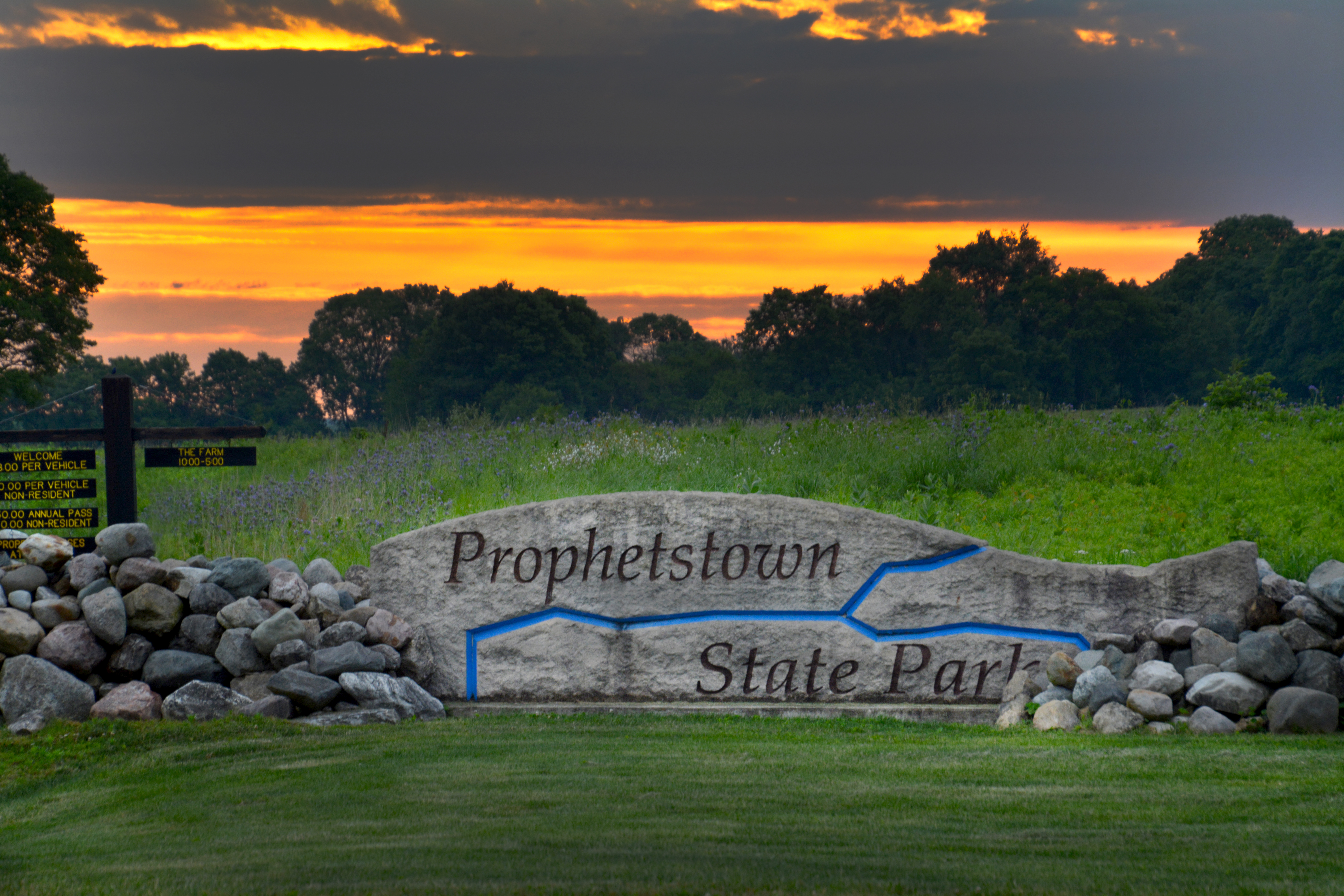 Prophetstown State Park Map Prophetstown State Park