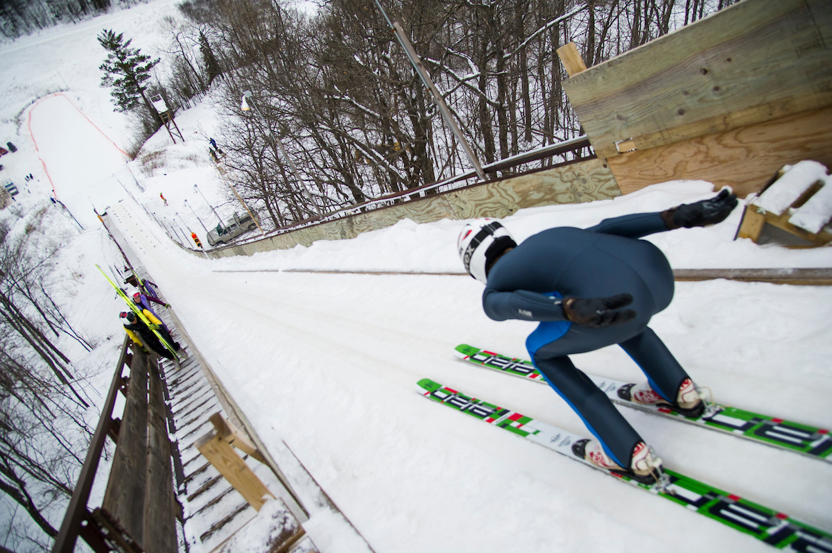 Ski Jumping at Suicide Bowl