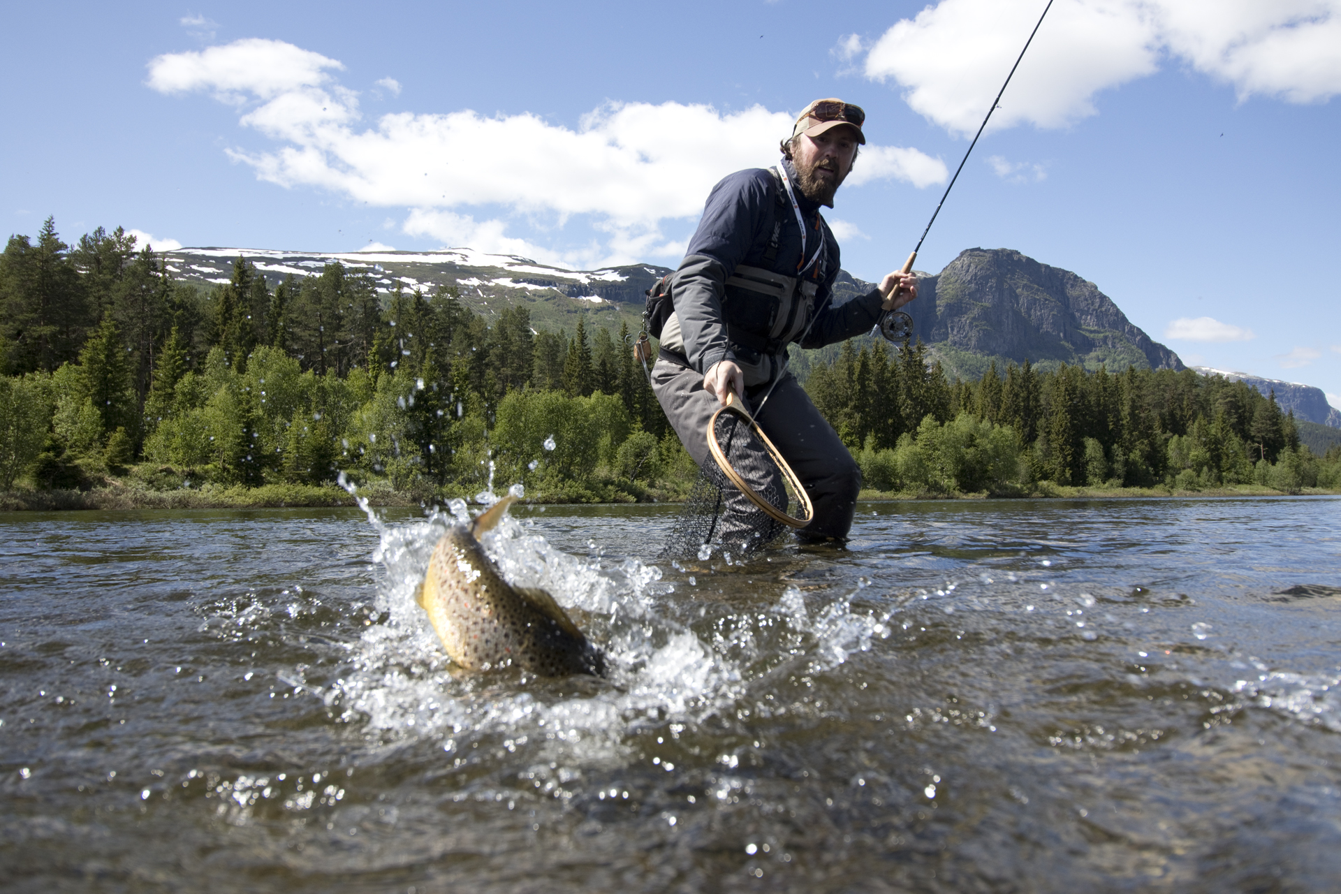 Freshwater fishing in Norway  Fresh air, clear water, and lots of