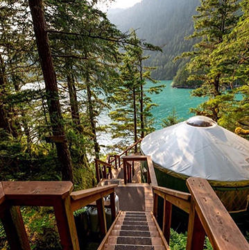 Remote Cabin in Alaska's Wilderness