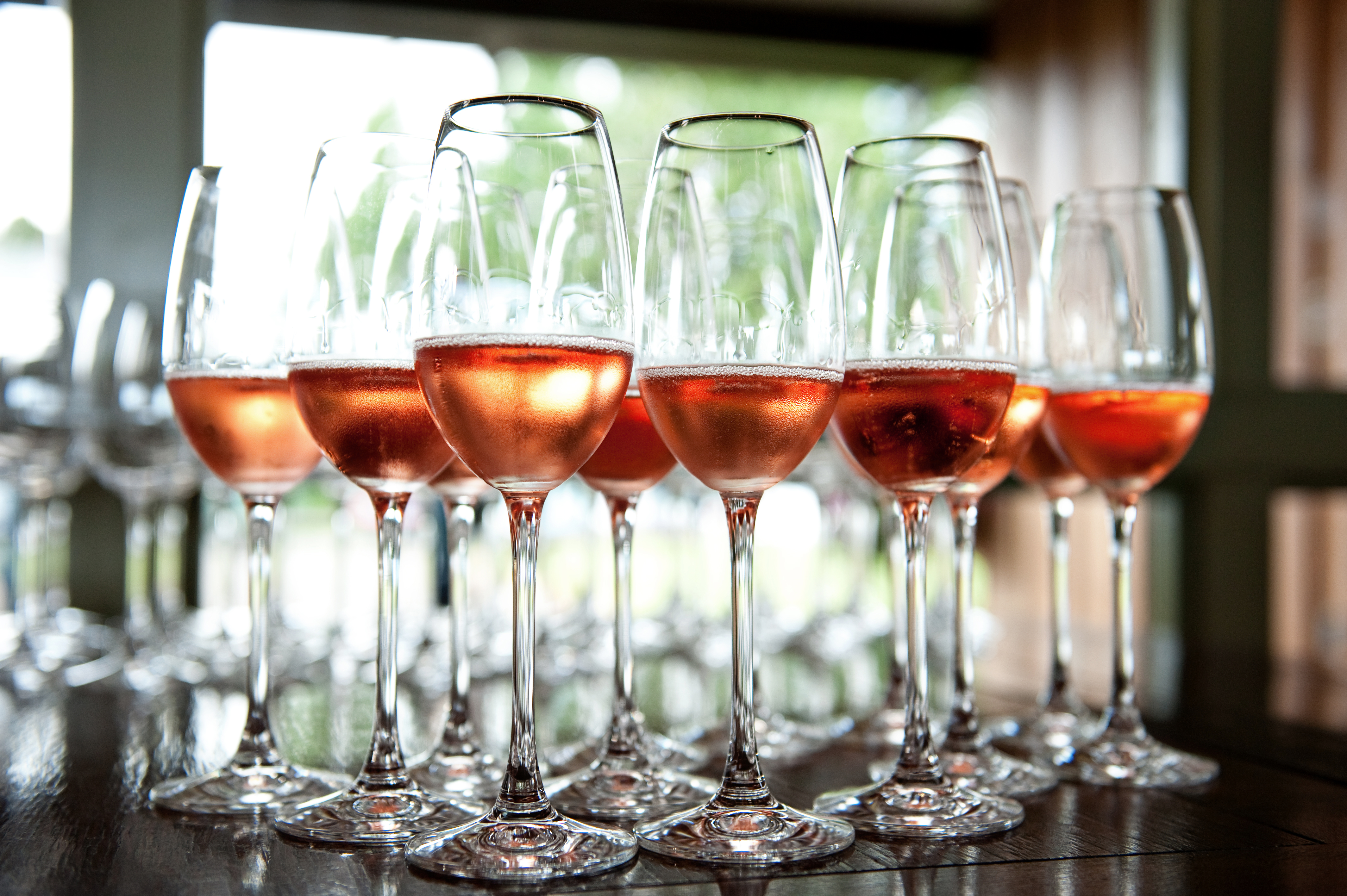 Red Goblets - Vintage Glassware Collection - Sugar Creek Event Rentals