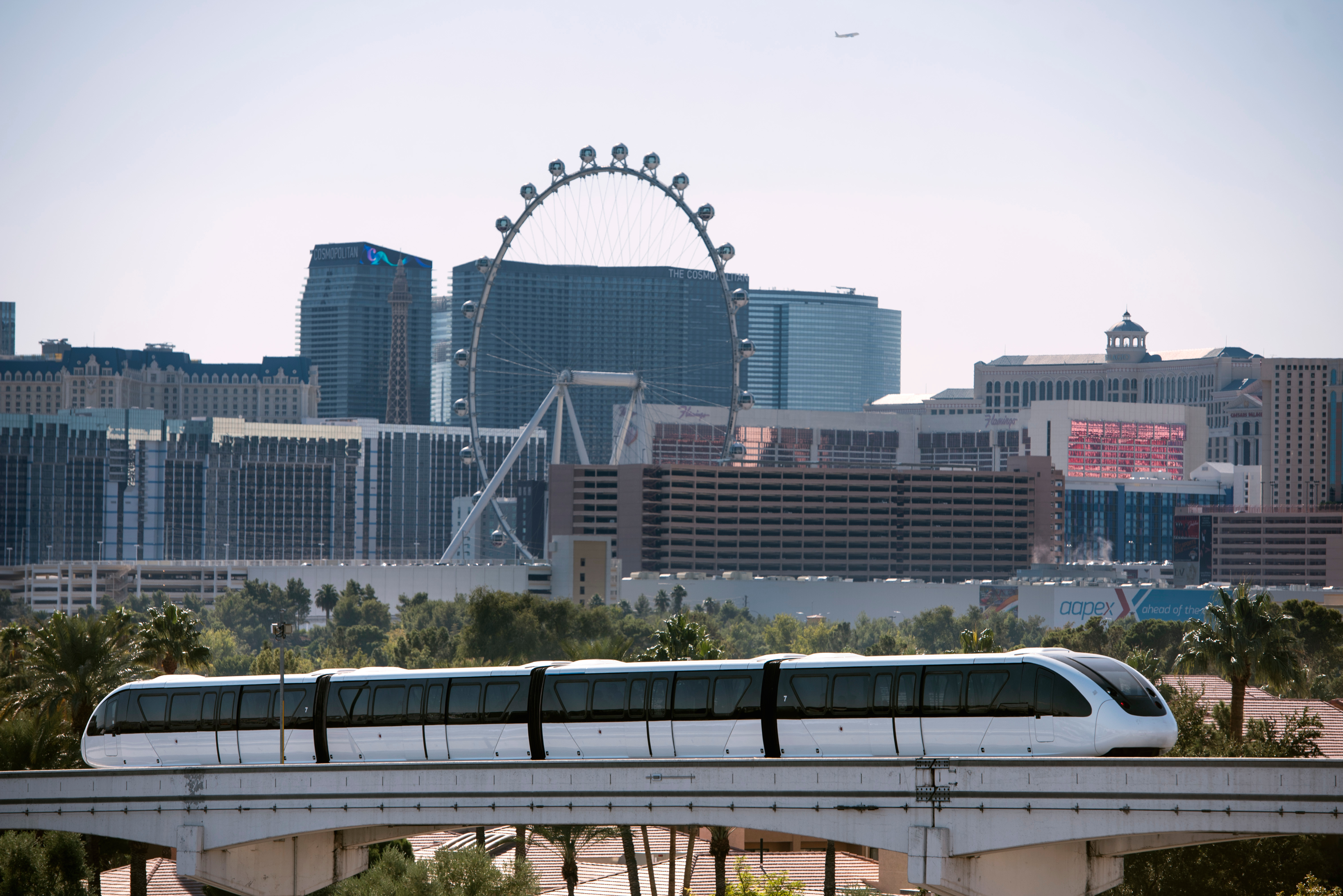 Official Route Map of the Las Vegas Monorail