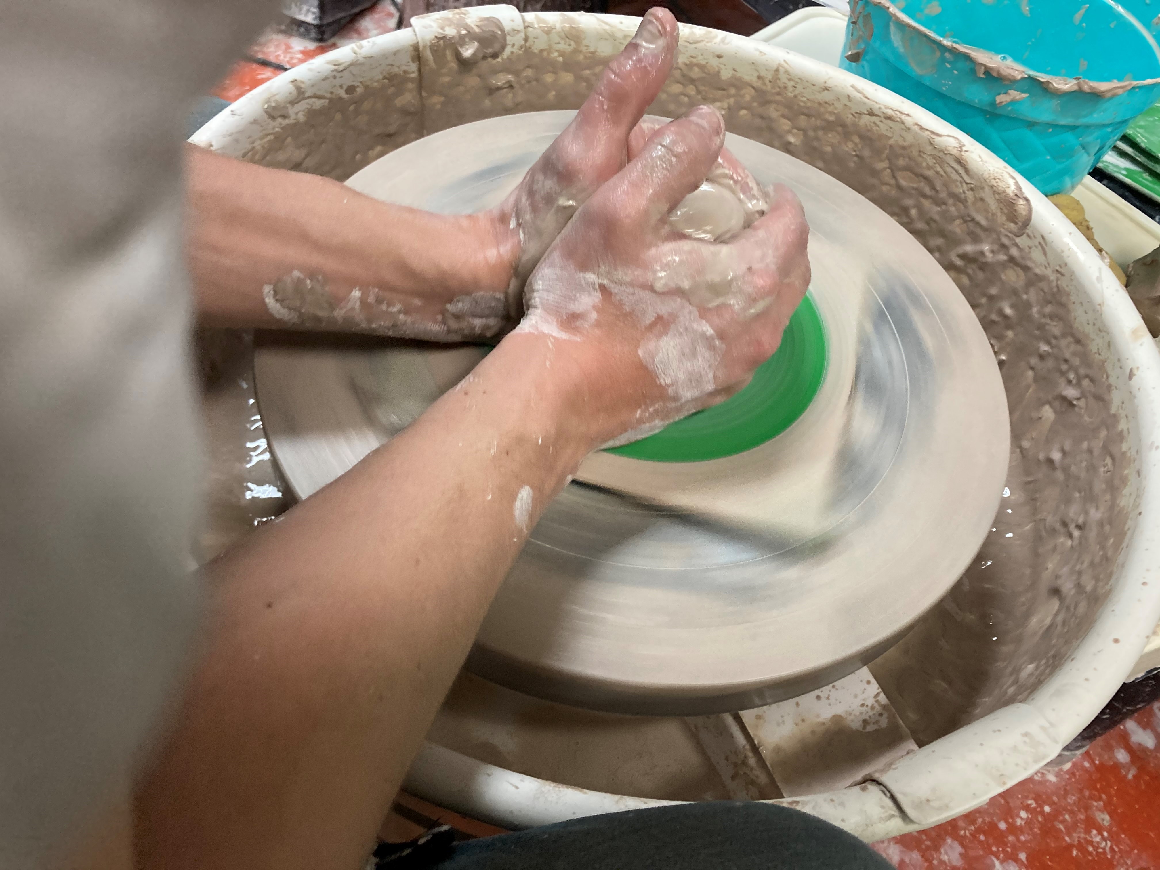 Sip and Throw Pottery Wheel Class