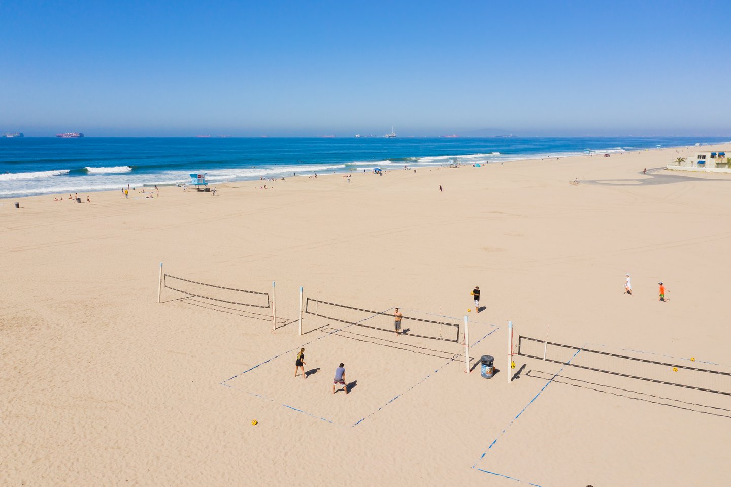 Beach Volleyball in Huntington Beach