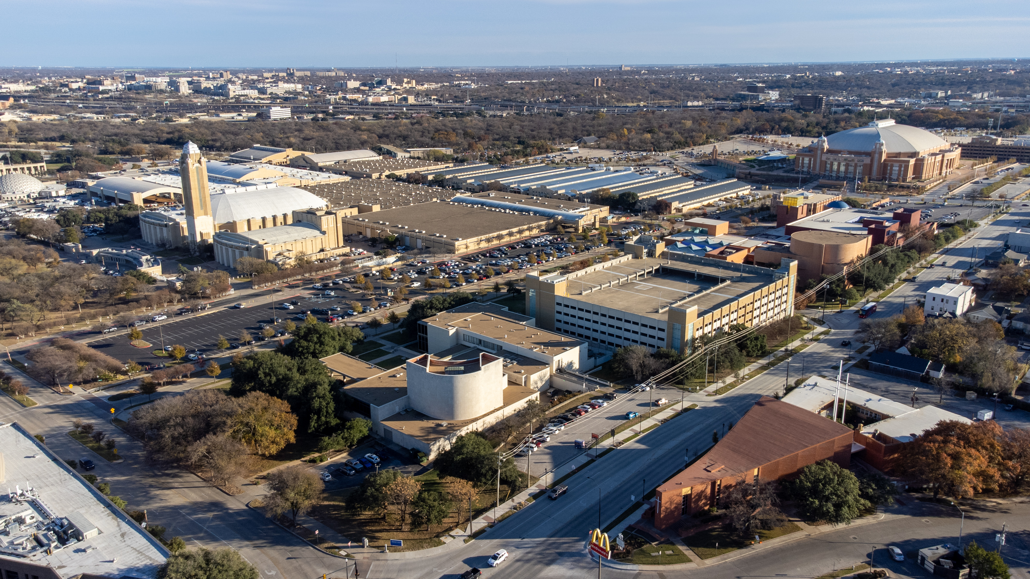 Aerial view of North Park Shopping Mall] - The Portal to Texas History