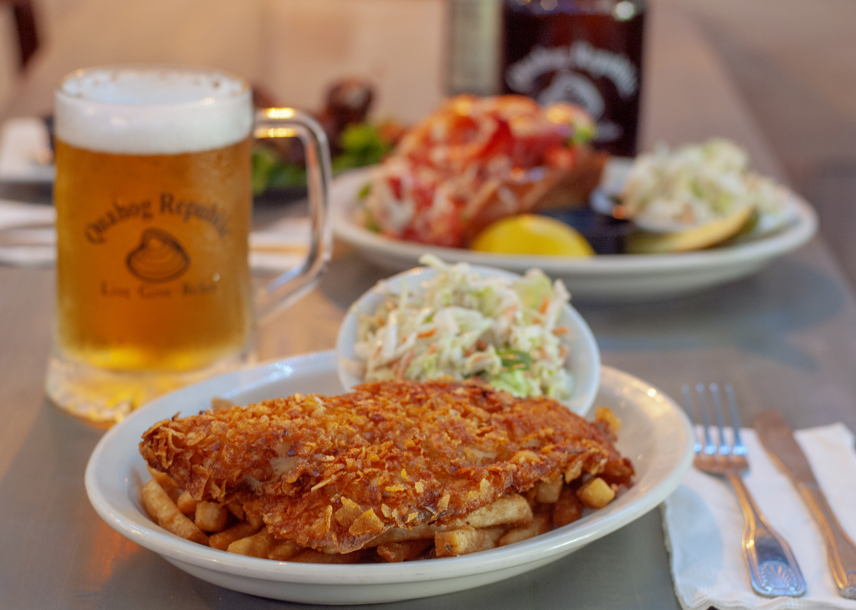 Cape Cod Beach bar, Chapin's Fish and Chips