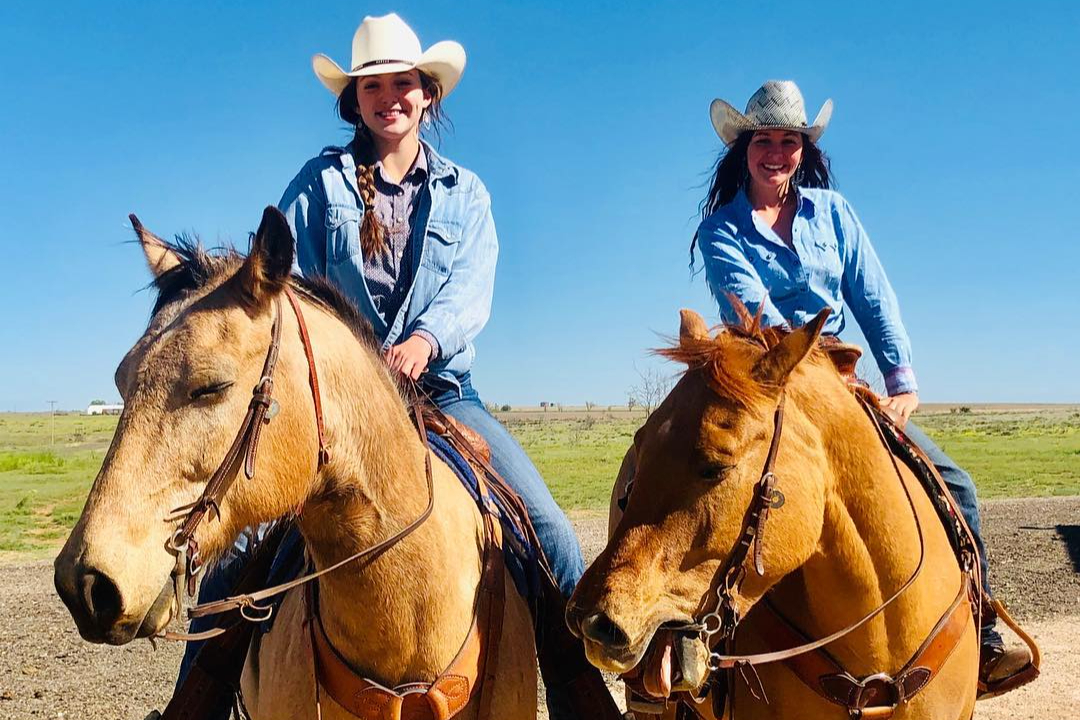 western cowboy and horse