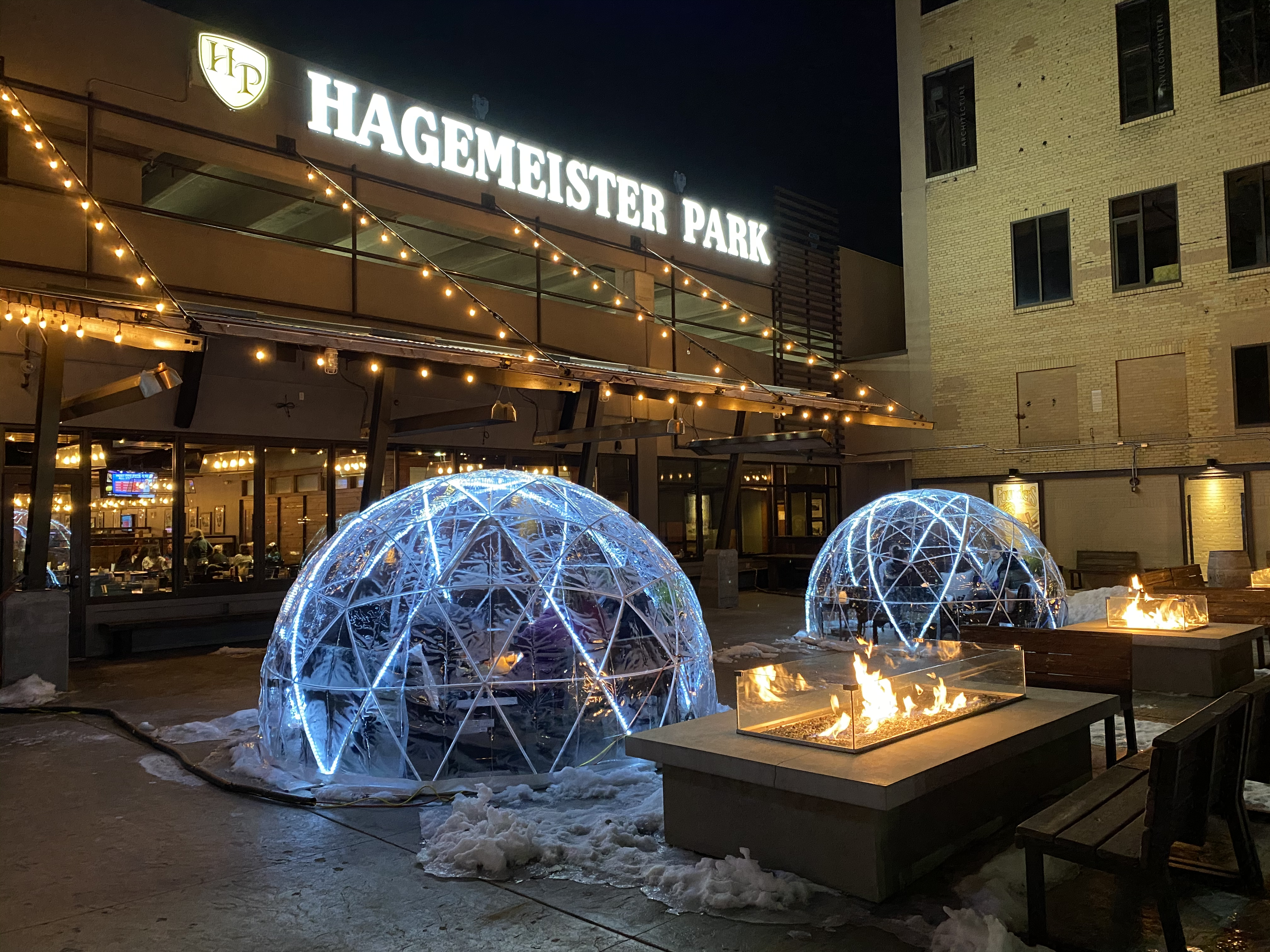 Igloos at Hagemeister Park