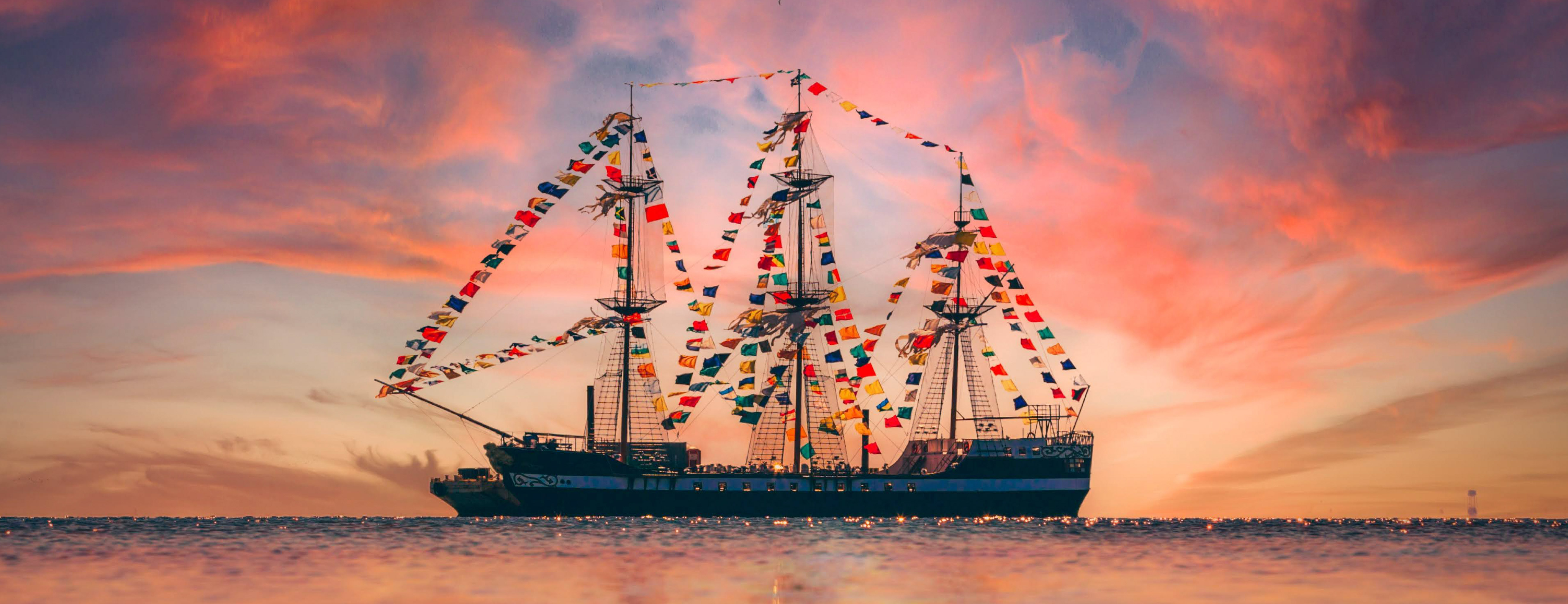 Tampa Bay Buccaneers Ship, Picture of the Bucs Ship taken f…