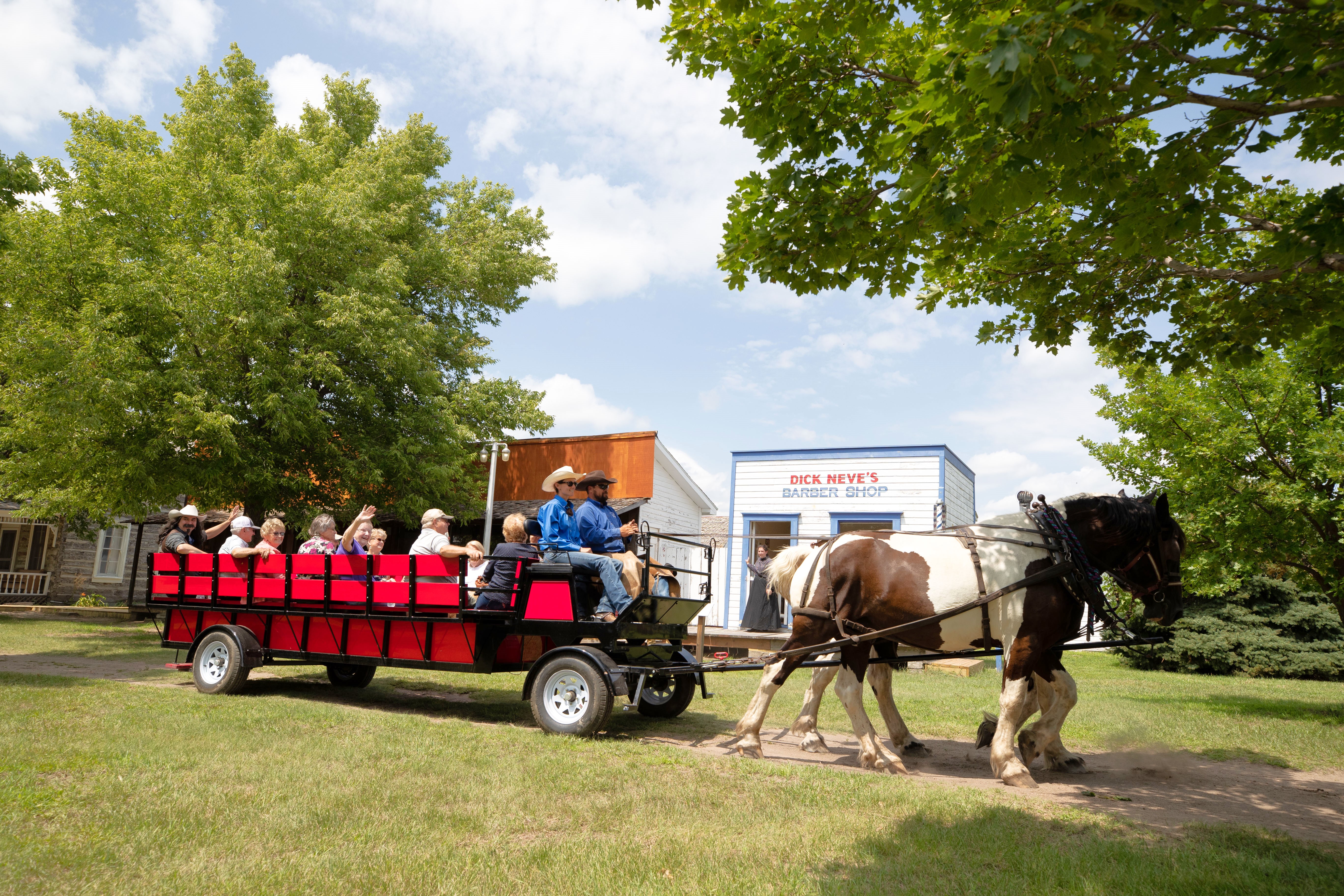 Horse-Drawn Wagon Ride Group Tour