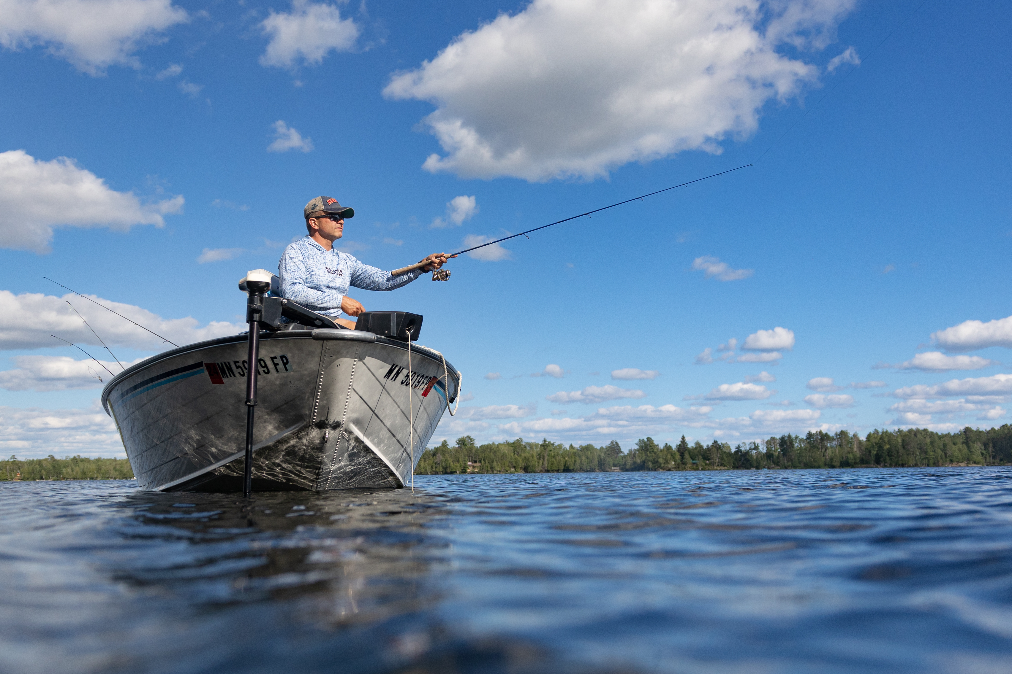 Fishing in the autumn sun calls for a good buddy and a reliable