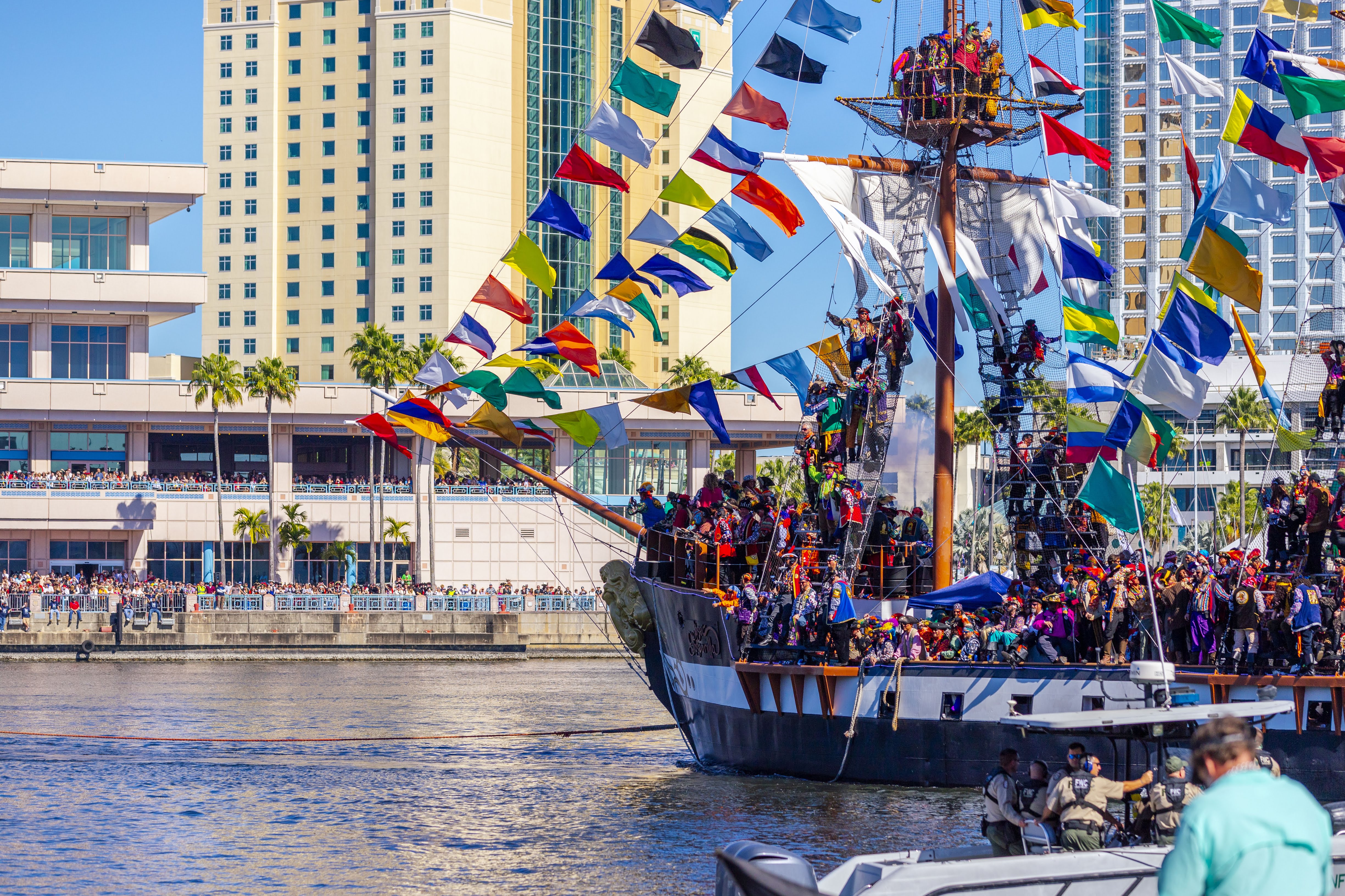 Celebrates all of Tampa': Lightning face off against Las Vegas during  Gasparilla celebration