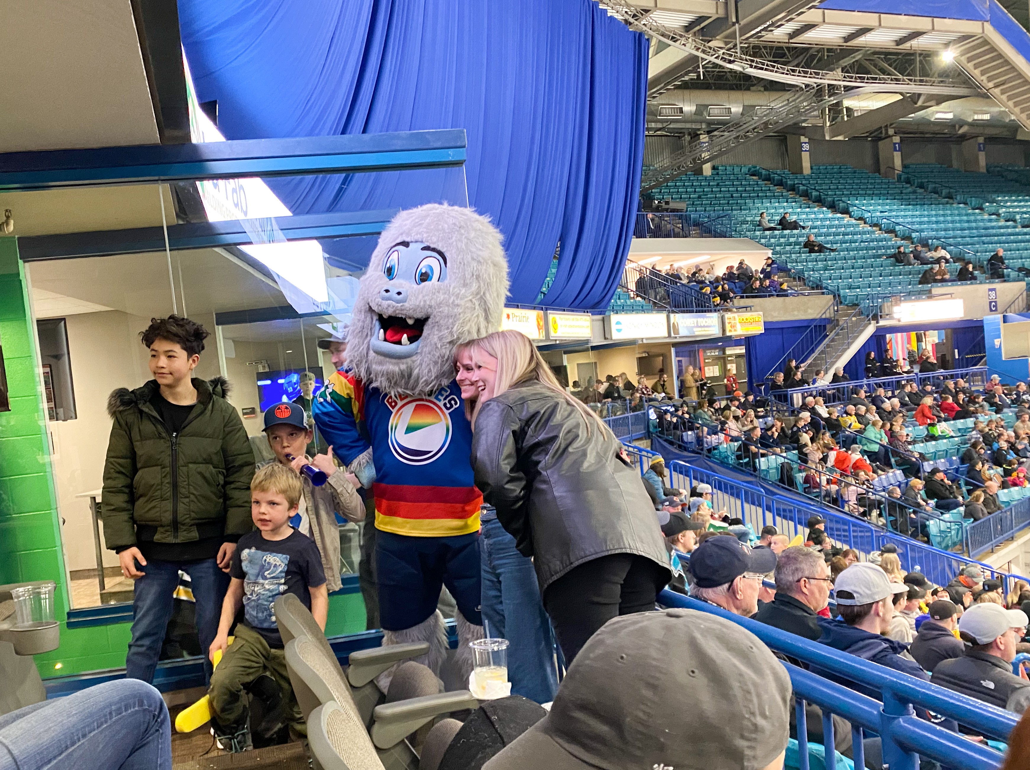 A Game Day in the Life of Saskatoon Blades' Mascot Poke Check 