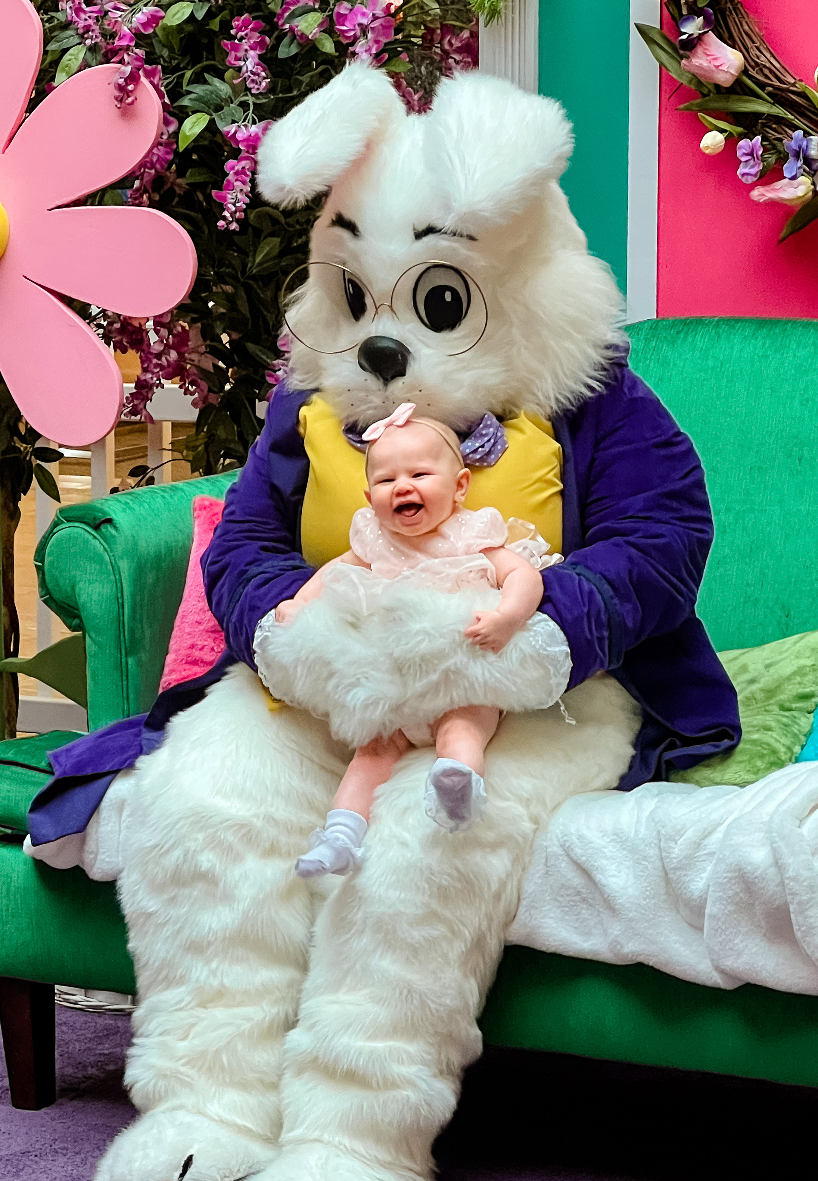 scary easter bunny mall pictures