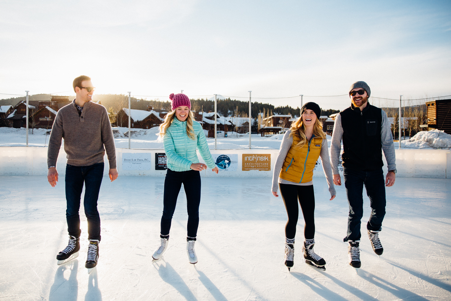 Ice Skating  Visit Big Sky