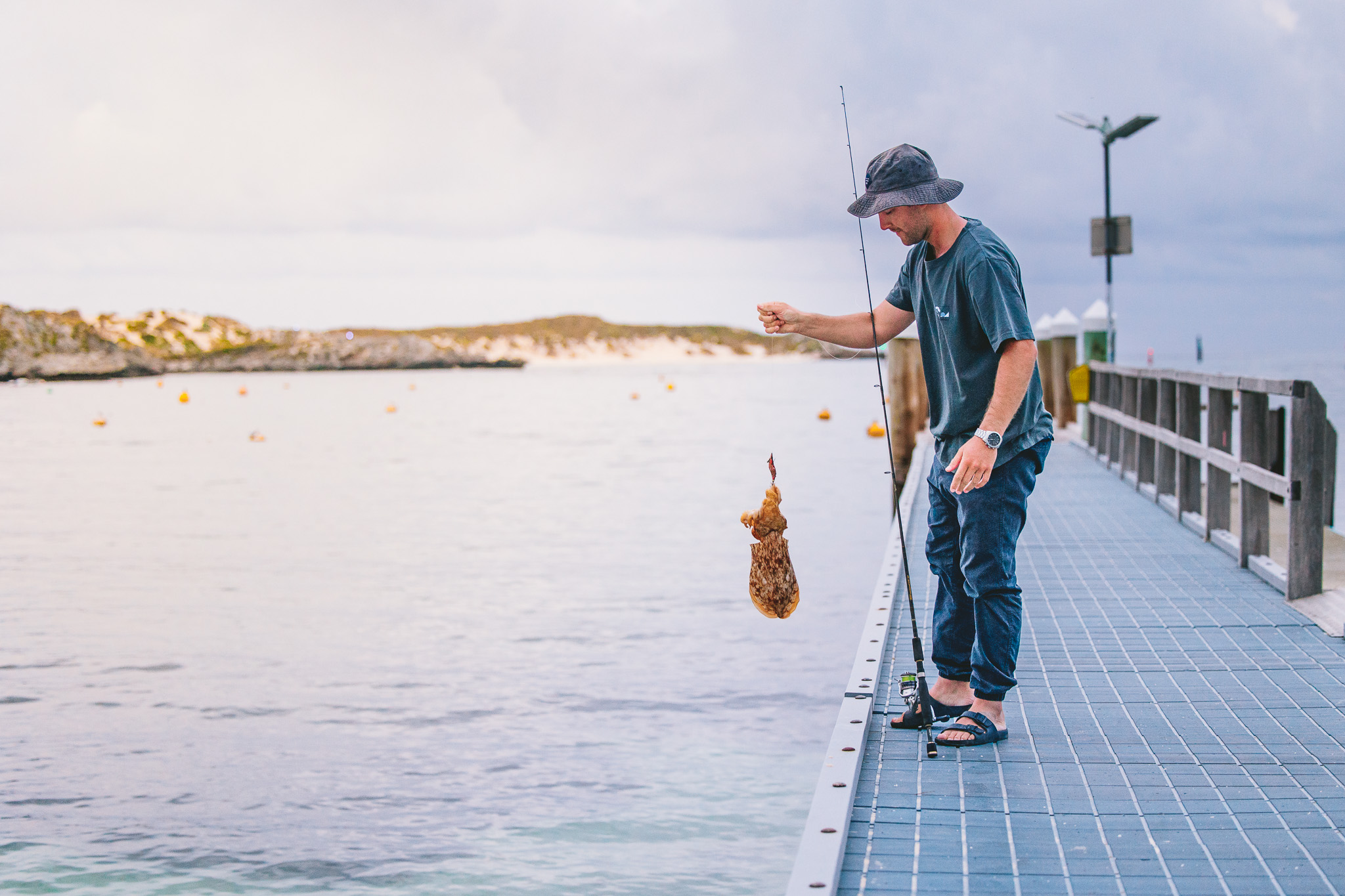 Fishing on the Jetty, Back in the old days, when I was yo…