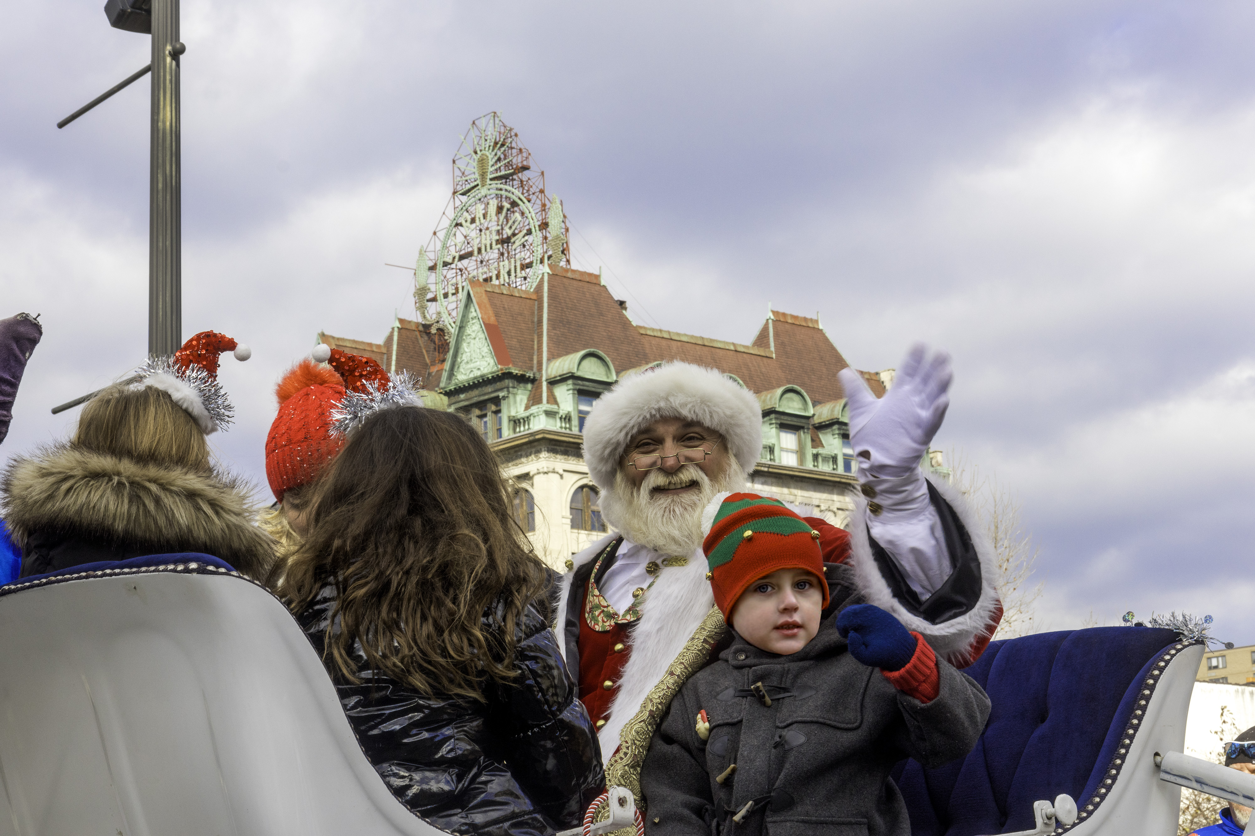 Santa parade discount