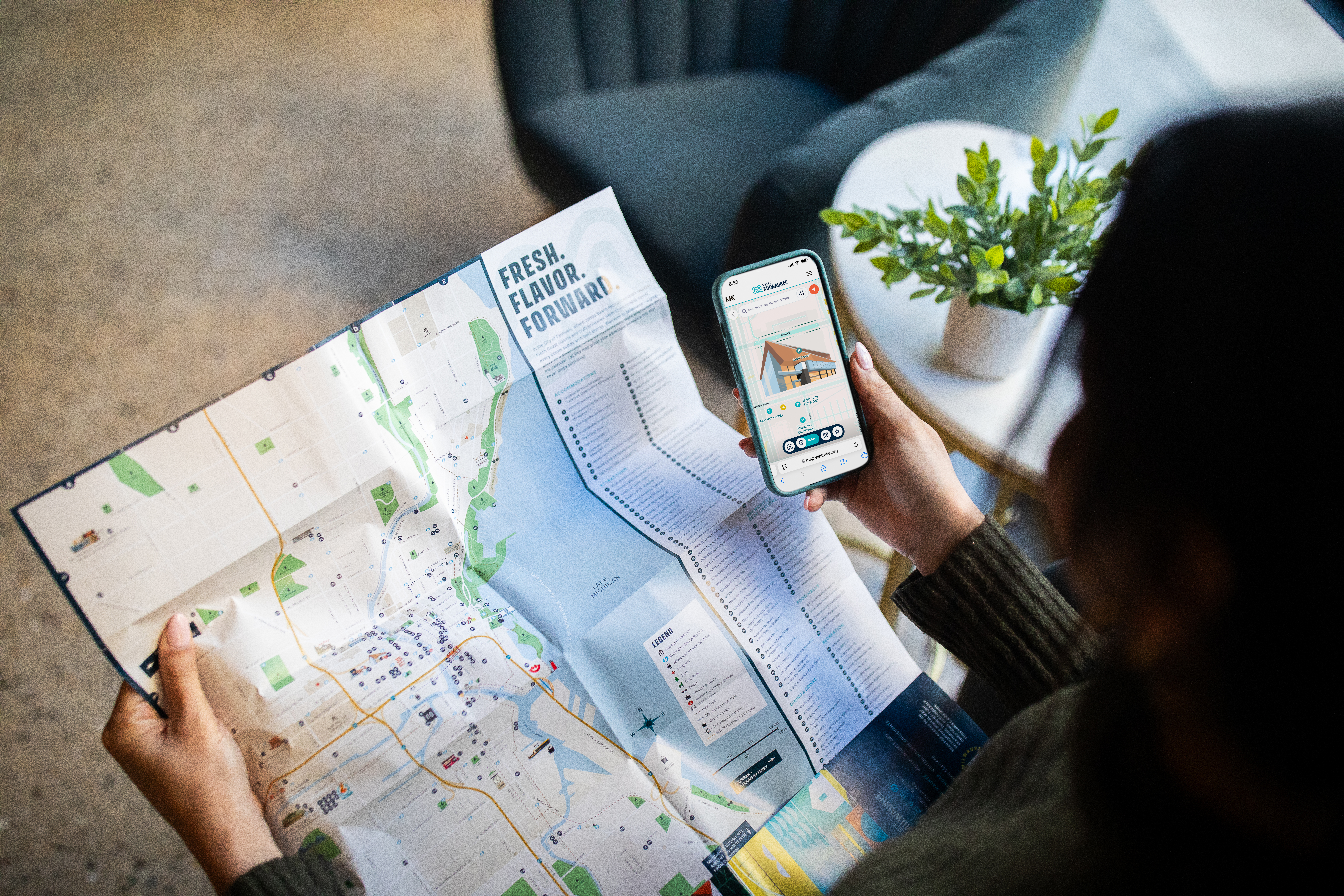 View Milwaukee's Official Visitors Map