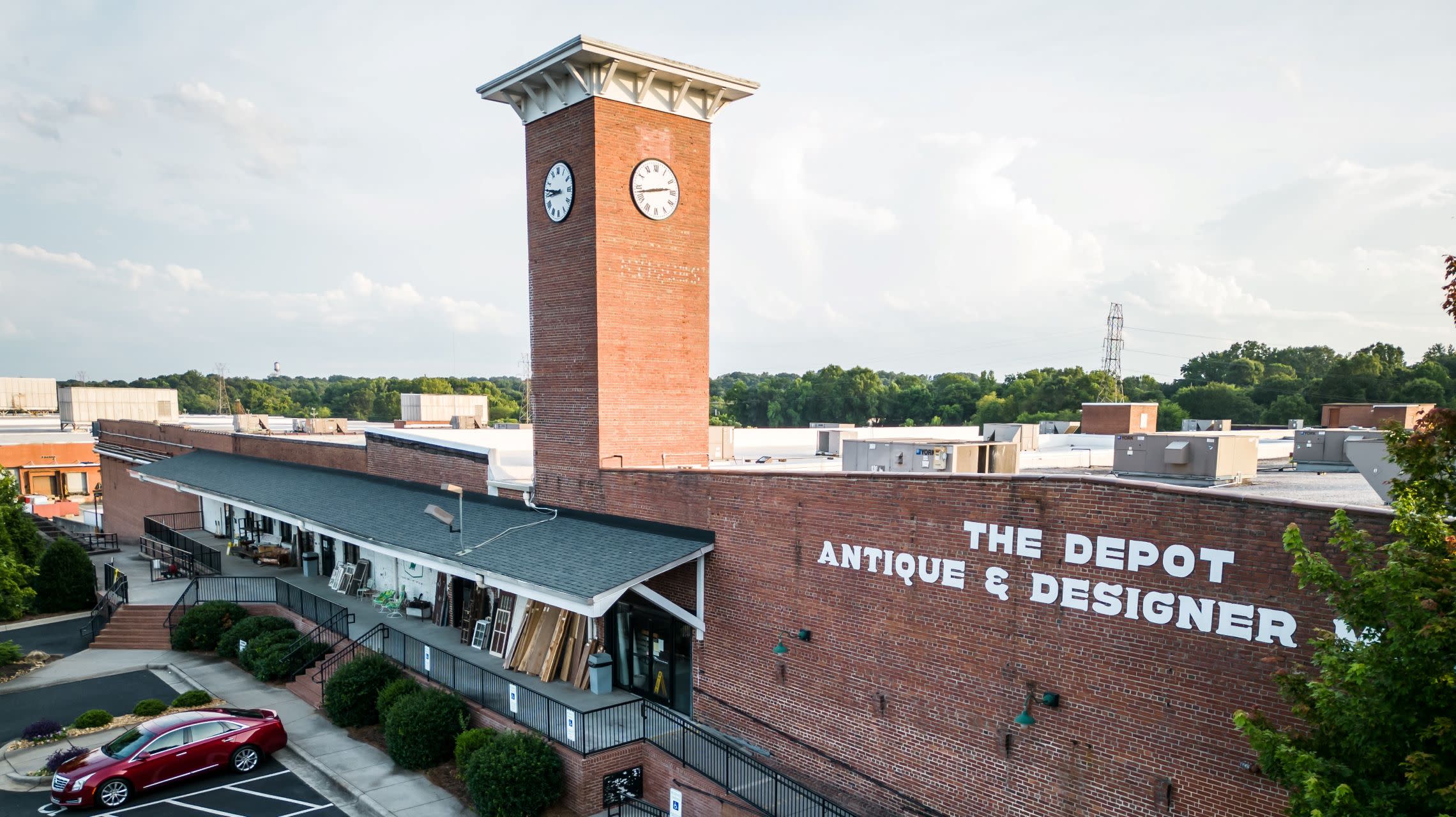 exterior of antique mall