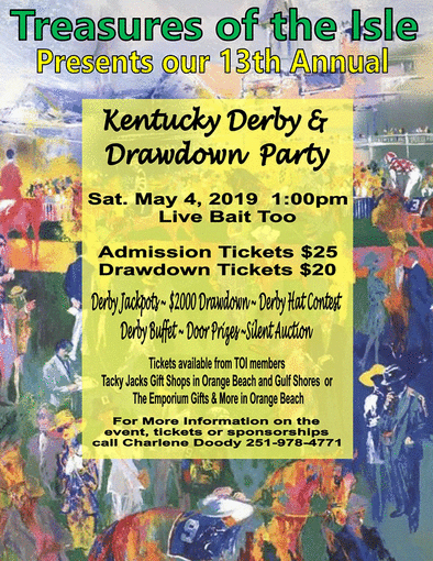 Treasures of the Isle presents 13th Annual Kentucky Derby & Drawdown Party