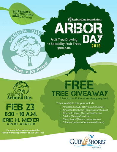 32nd Anniversary as a Tree City USA and Arbor Day