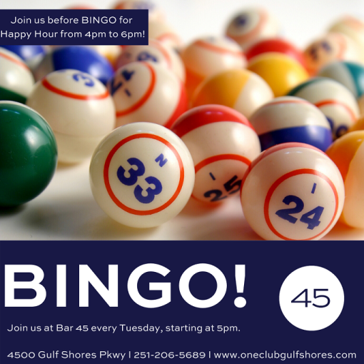 BINGO at Bar 45