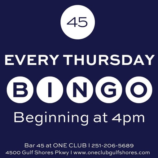BINGO at Bar 45